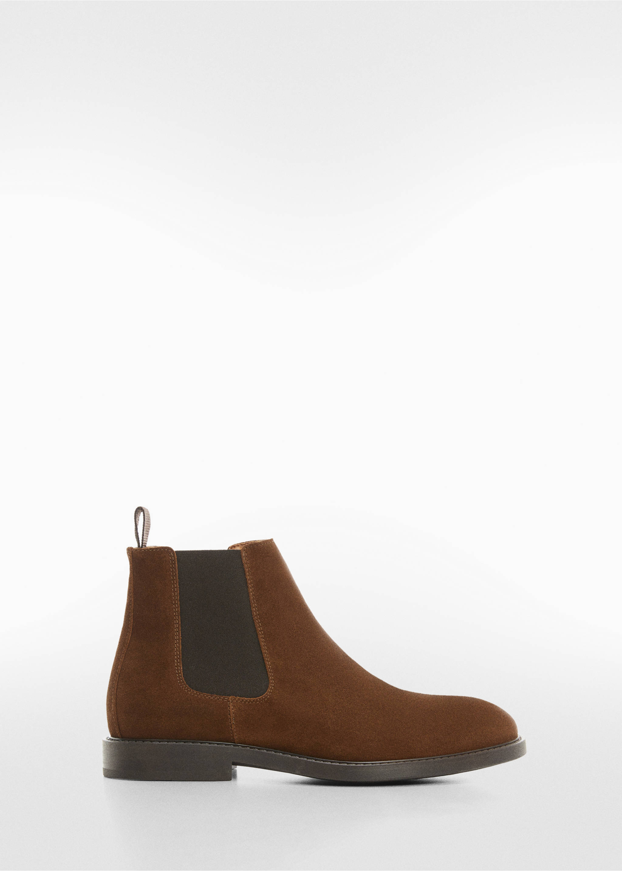 Chelsea-Stiefelette mit Rauleder - Artikel ohne Model, Tobacco-Braun. Ref: 57016030-00.
