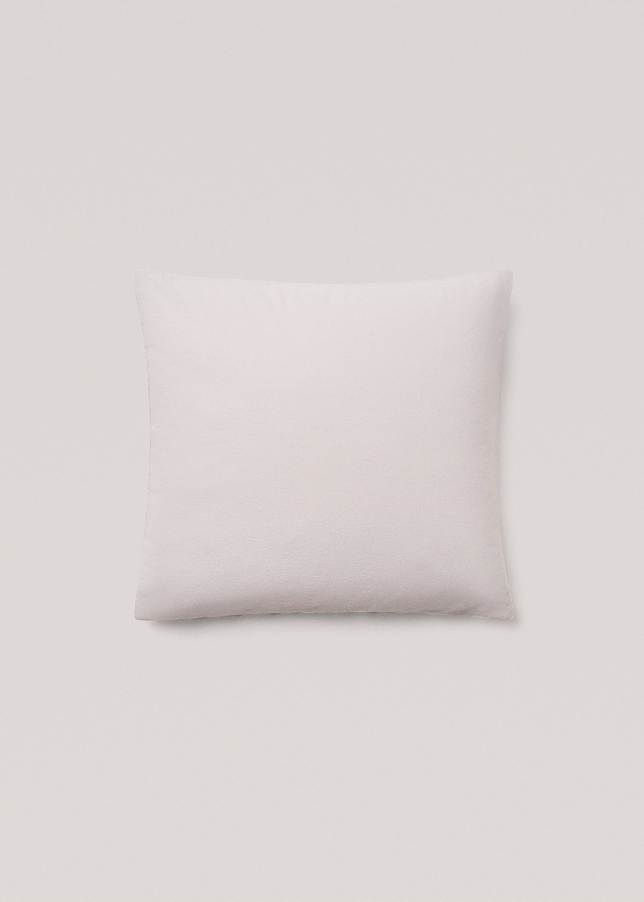 Quiltat kuddöverdrag i bomull - Detaljer om artikeln 5, Beige. Ref: 57016329-00.