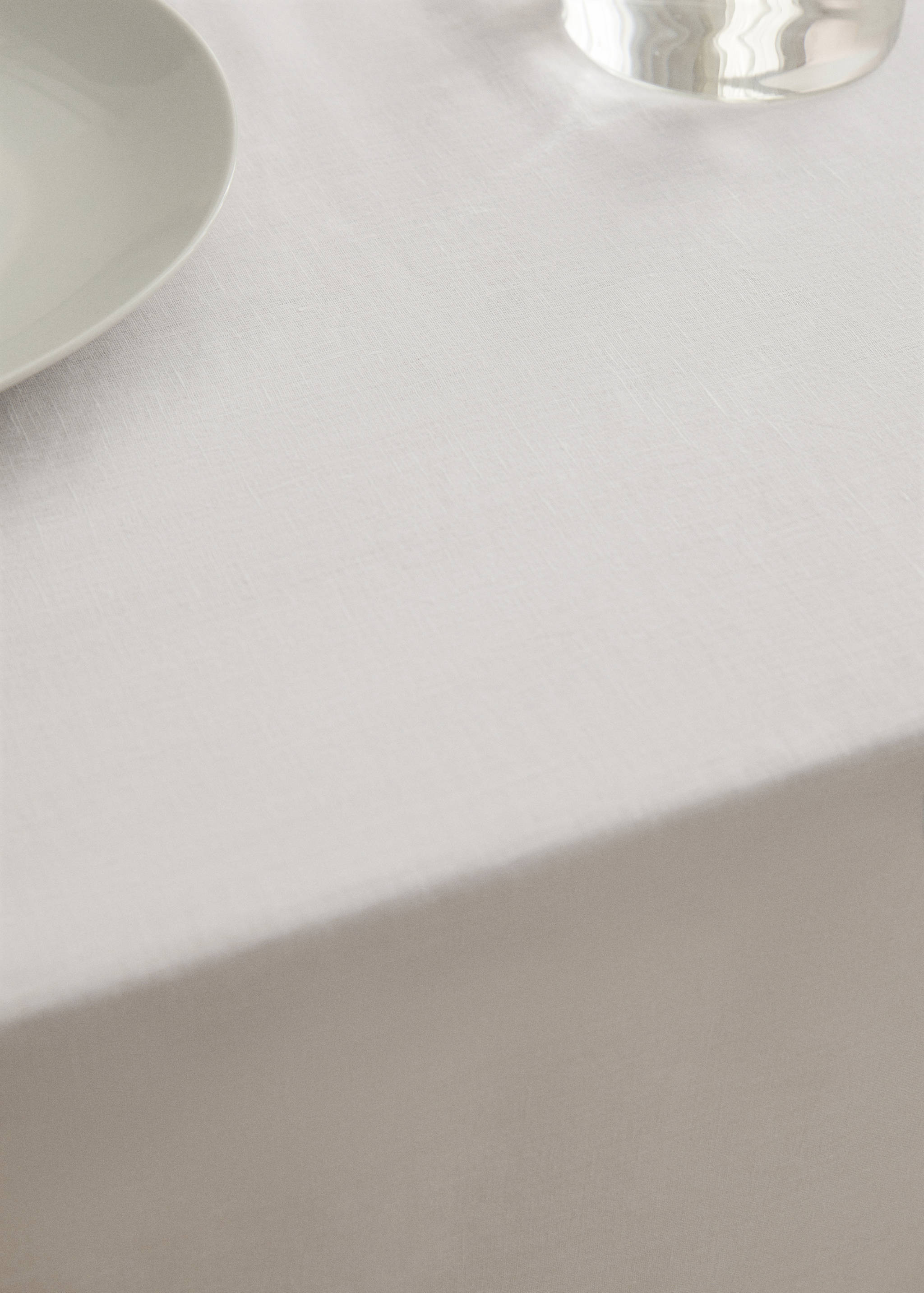100% linen tablecloth with seam detail 170x250cm - Details of the article 7