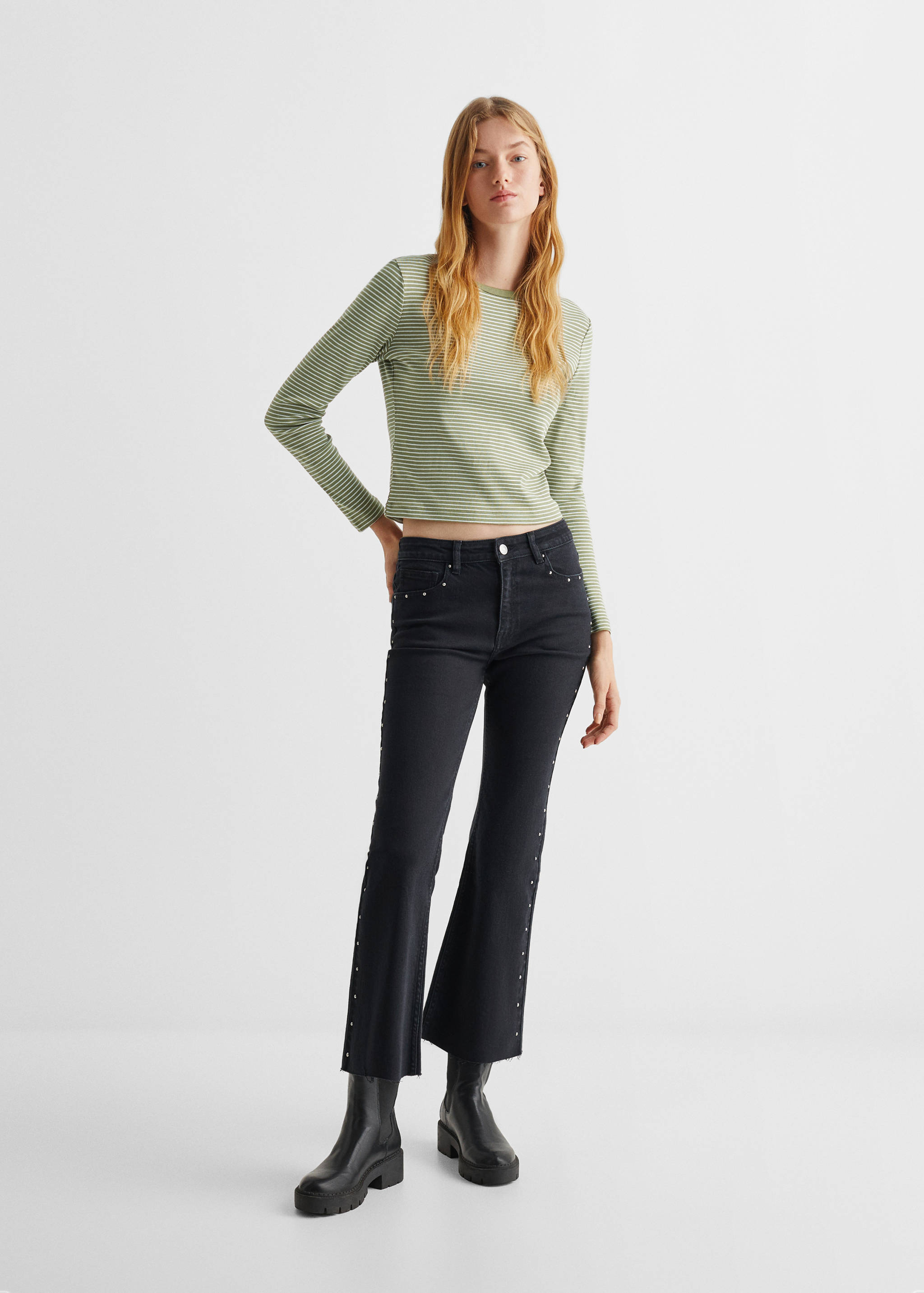 Striped long sleeves t-shirt - General plane