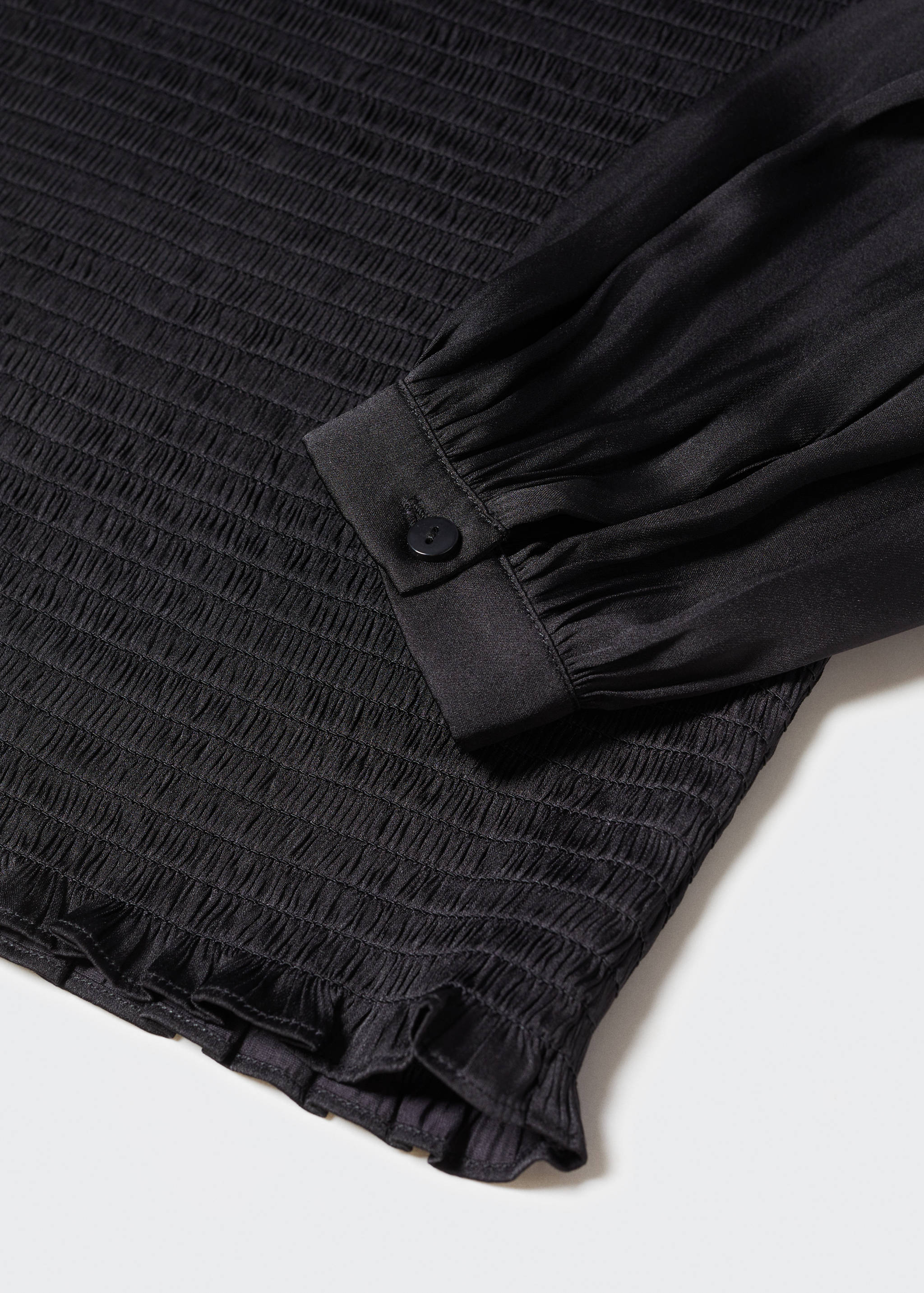 Blusa satinada fruncida - Detalle del artículo 8