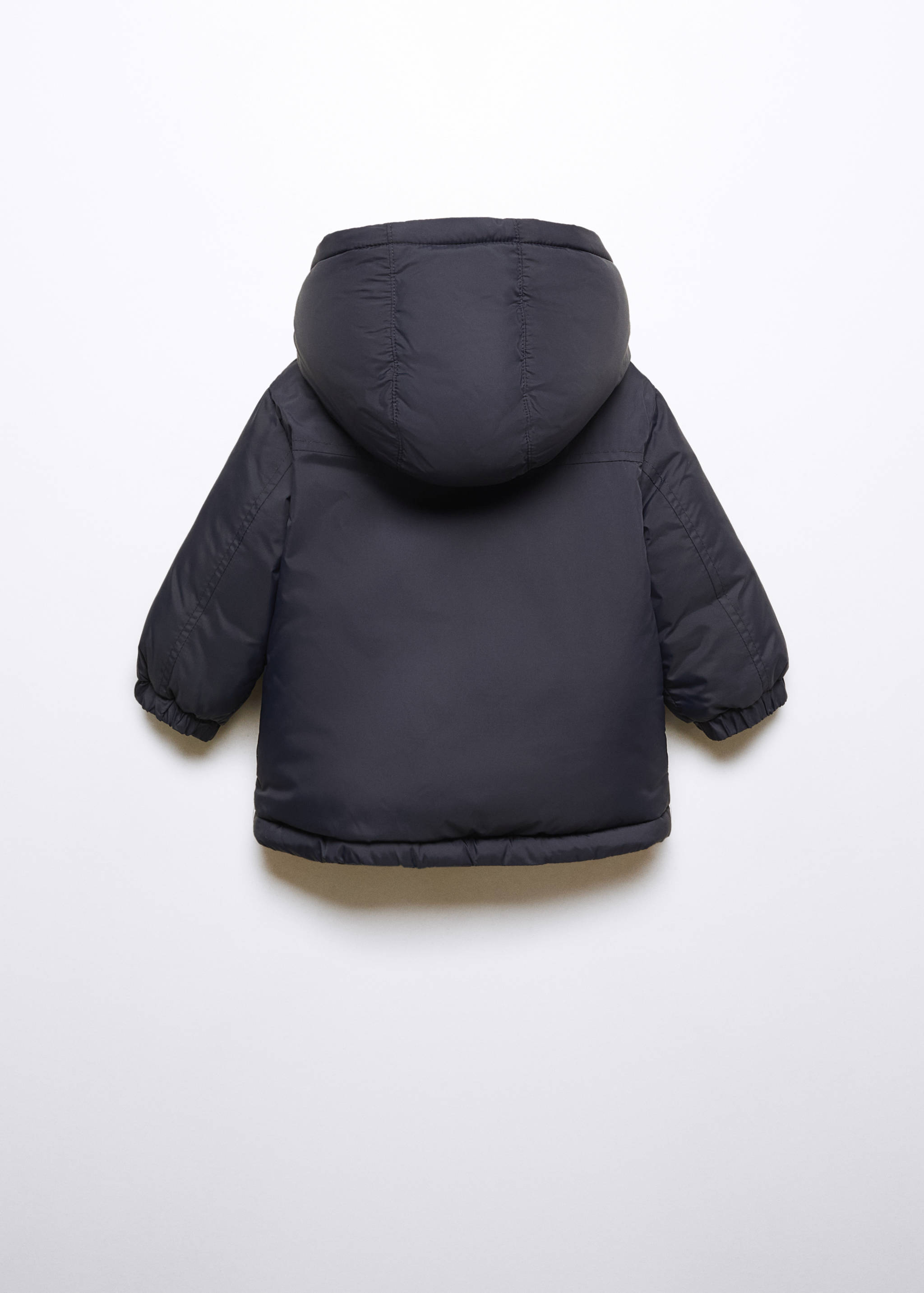 Trenčkot s chlupem na vnitřní straně - Zadní strana zboží