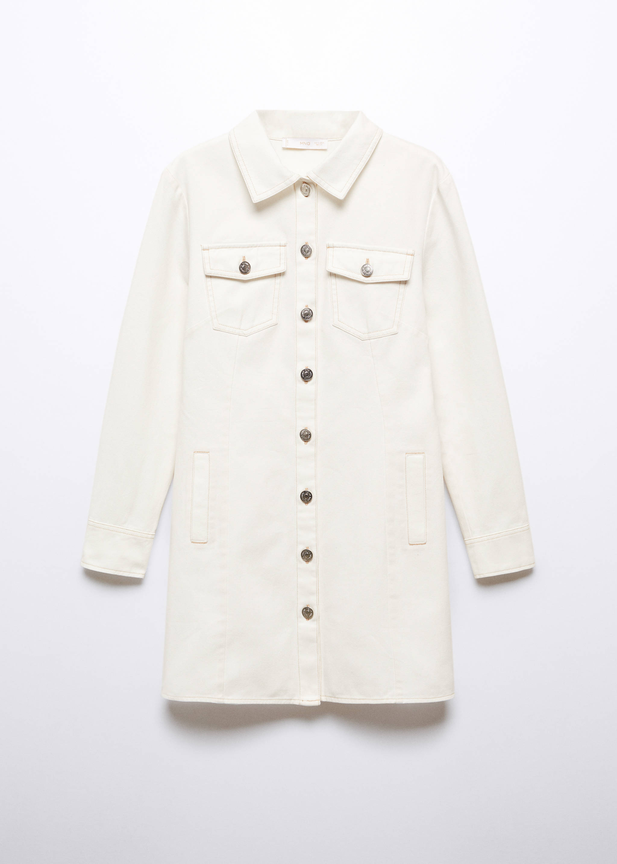 Button denim dress - Article without model