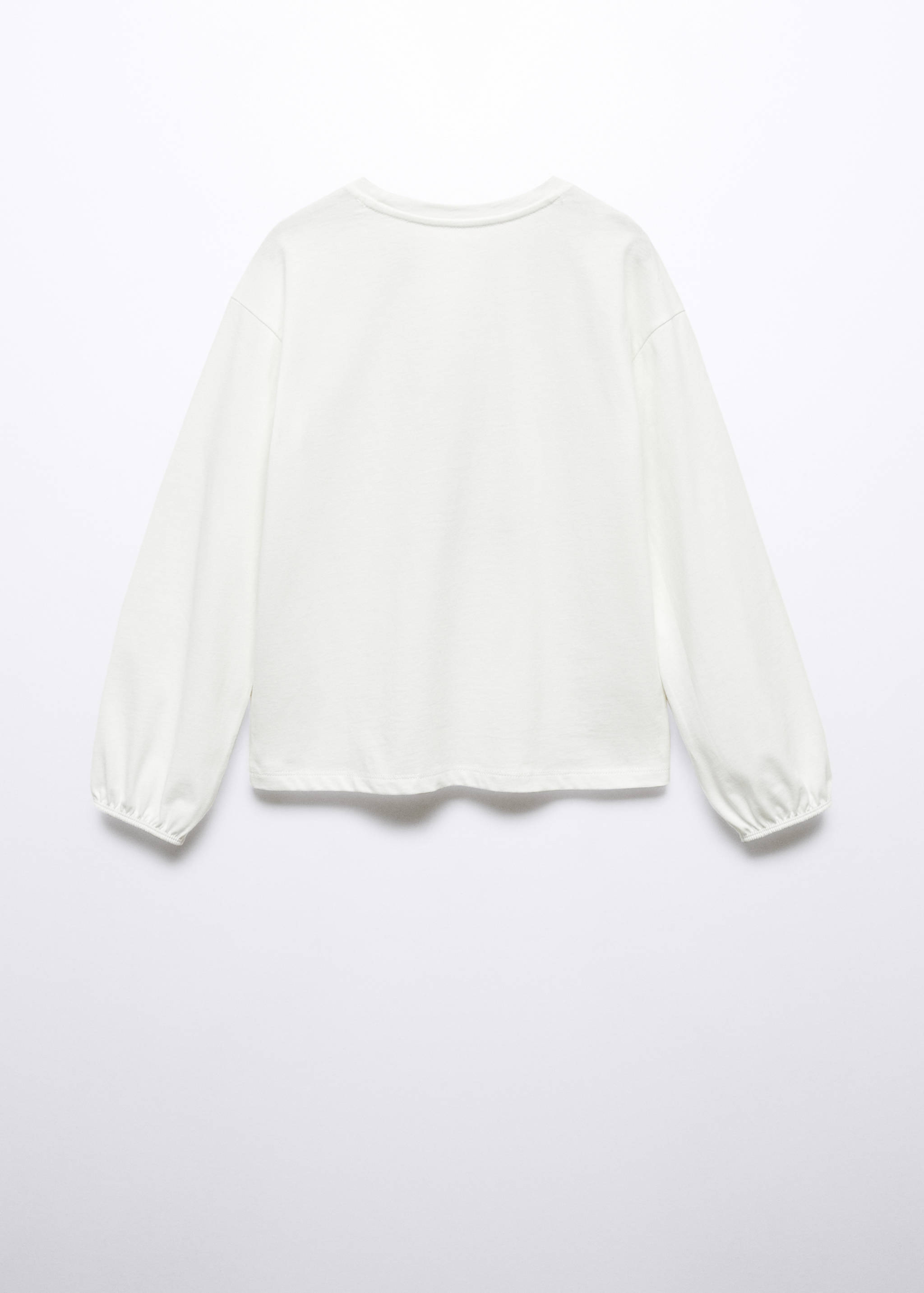 Printed long sleeve t-shirt - Reverse of the article