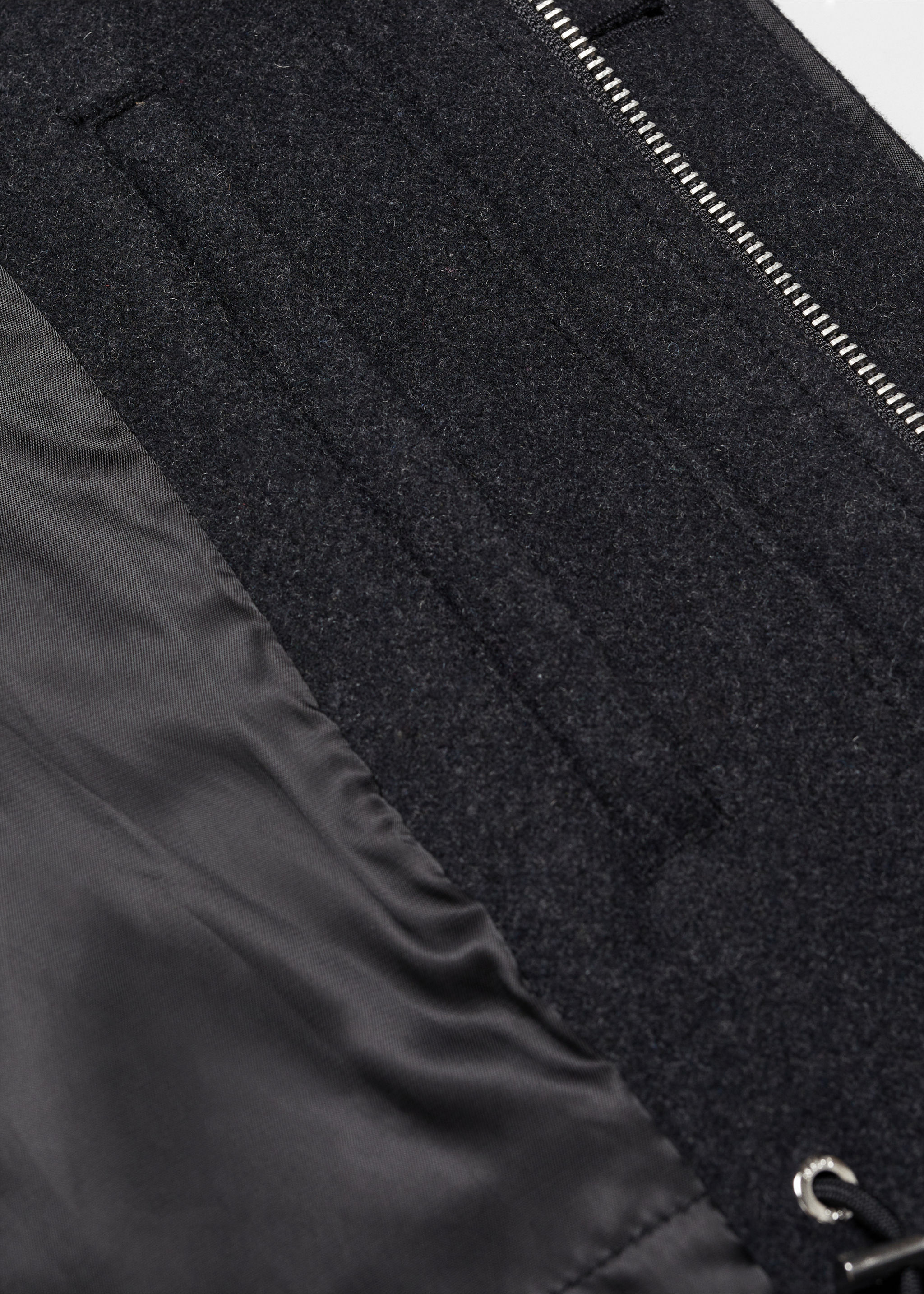 Detachable hood wool coat - Details of the article 8