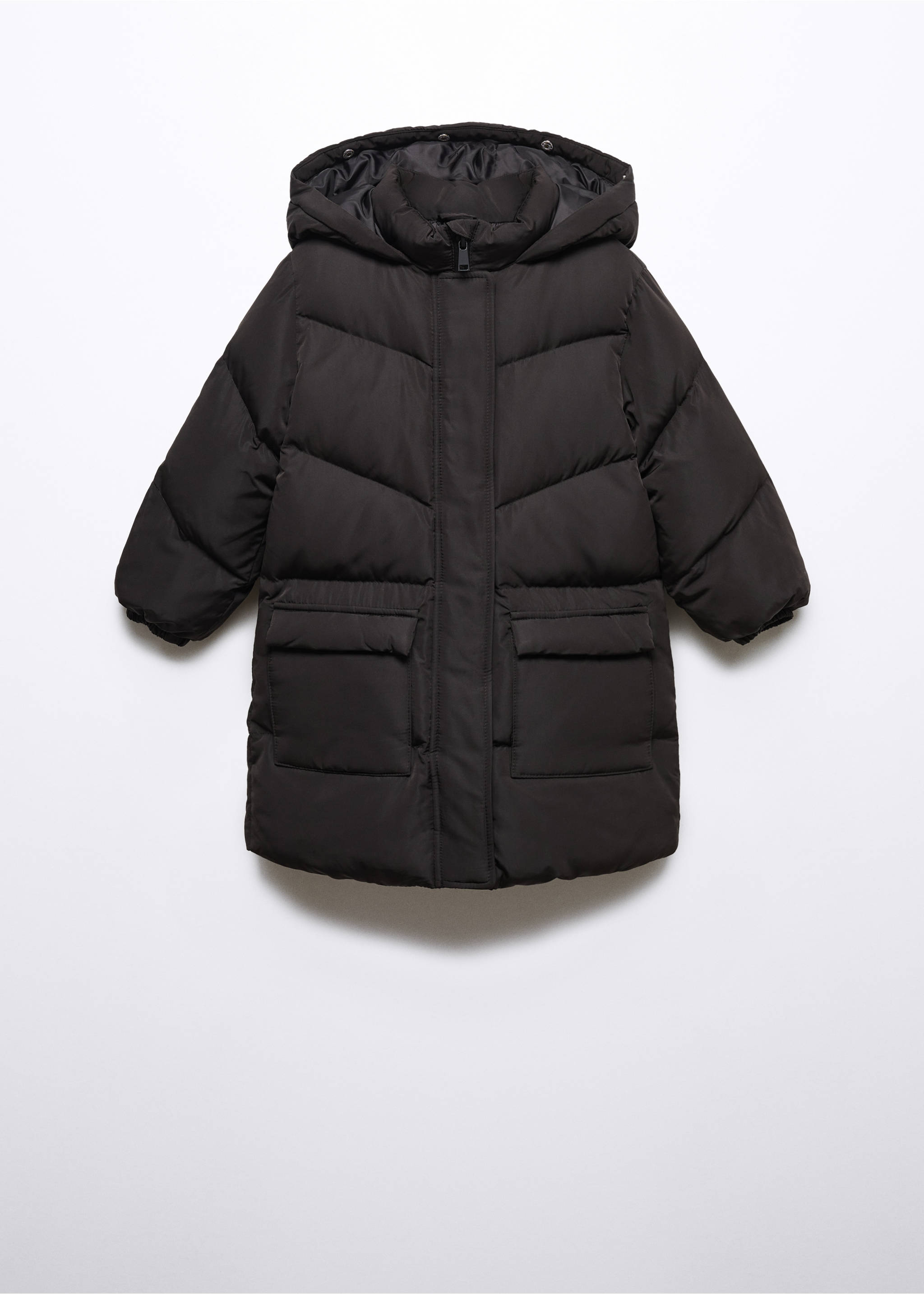 Gesteppter Daunenanorak - Detail des Artikels 0, Schwarz. Ref: 57017715-00.