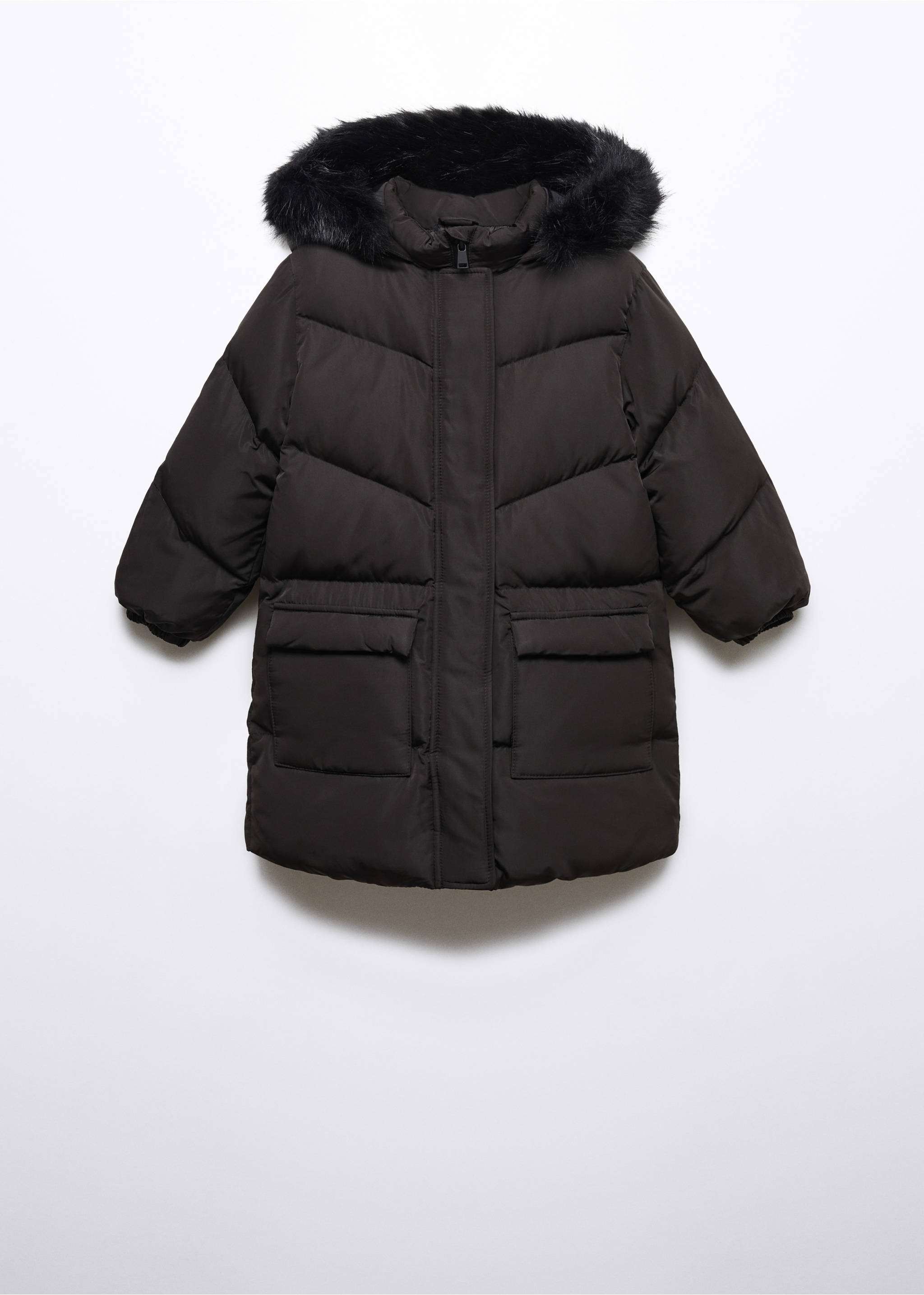 Gesteppter Daunenanorak - Artikel ohne Model, Schwarz. Ref: 57017715-00.
