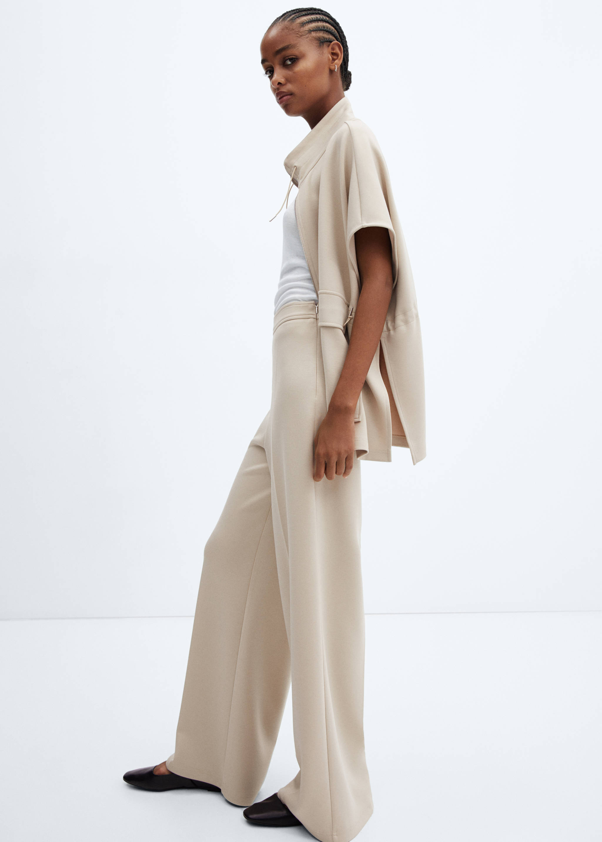 High-rise wide leg trousers - Details of the article 2