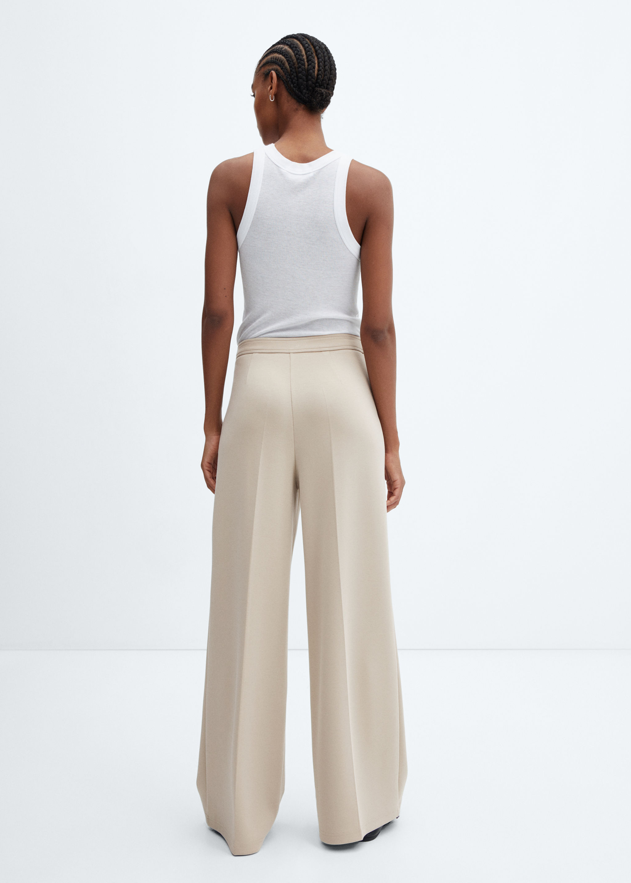 Pantalons wideleg tir alt - Revers de l'article