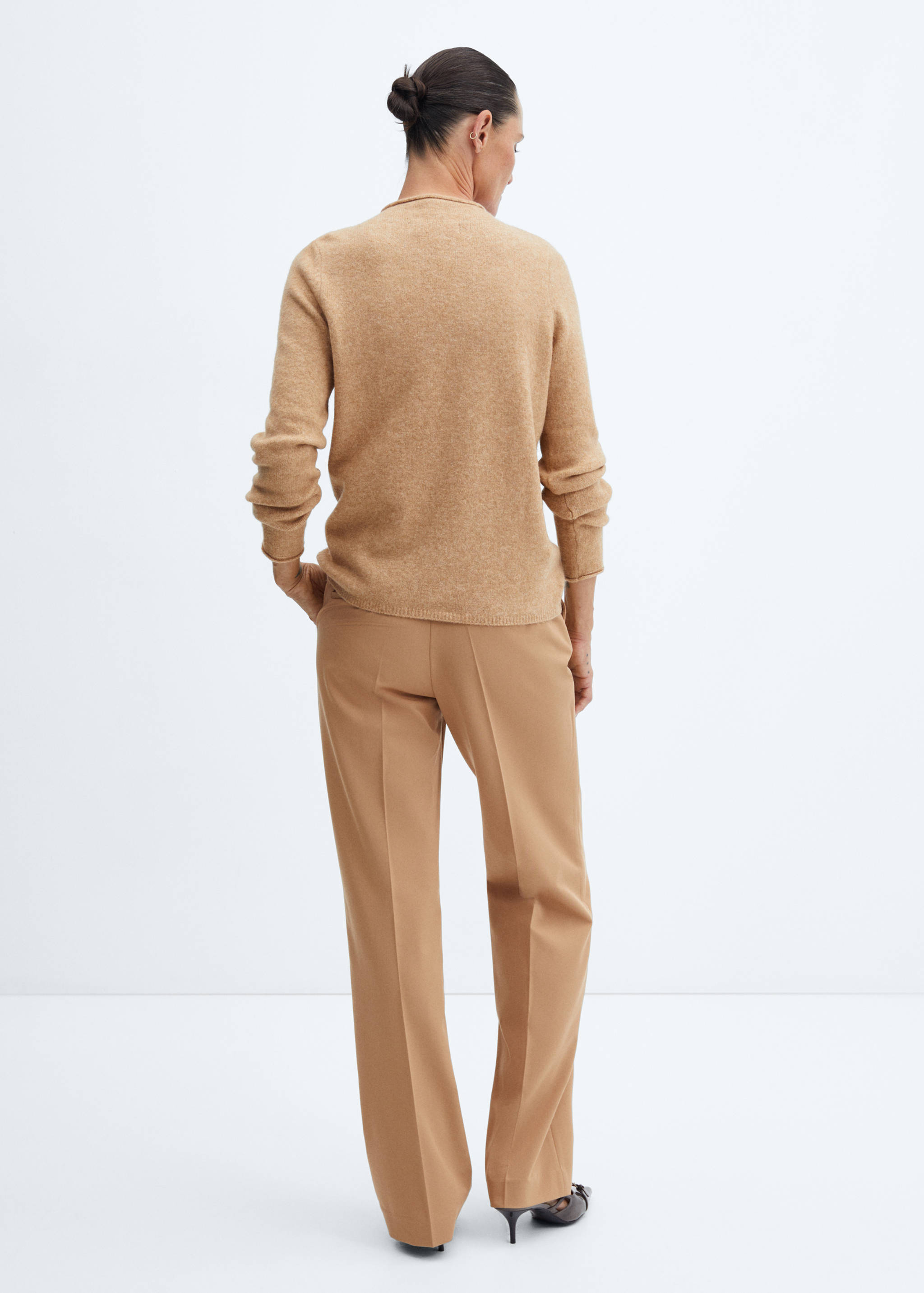 Perkins-neck sweater - Reverse of the article