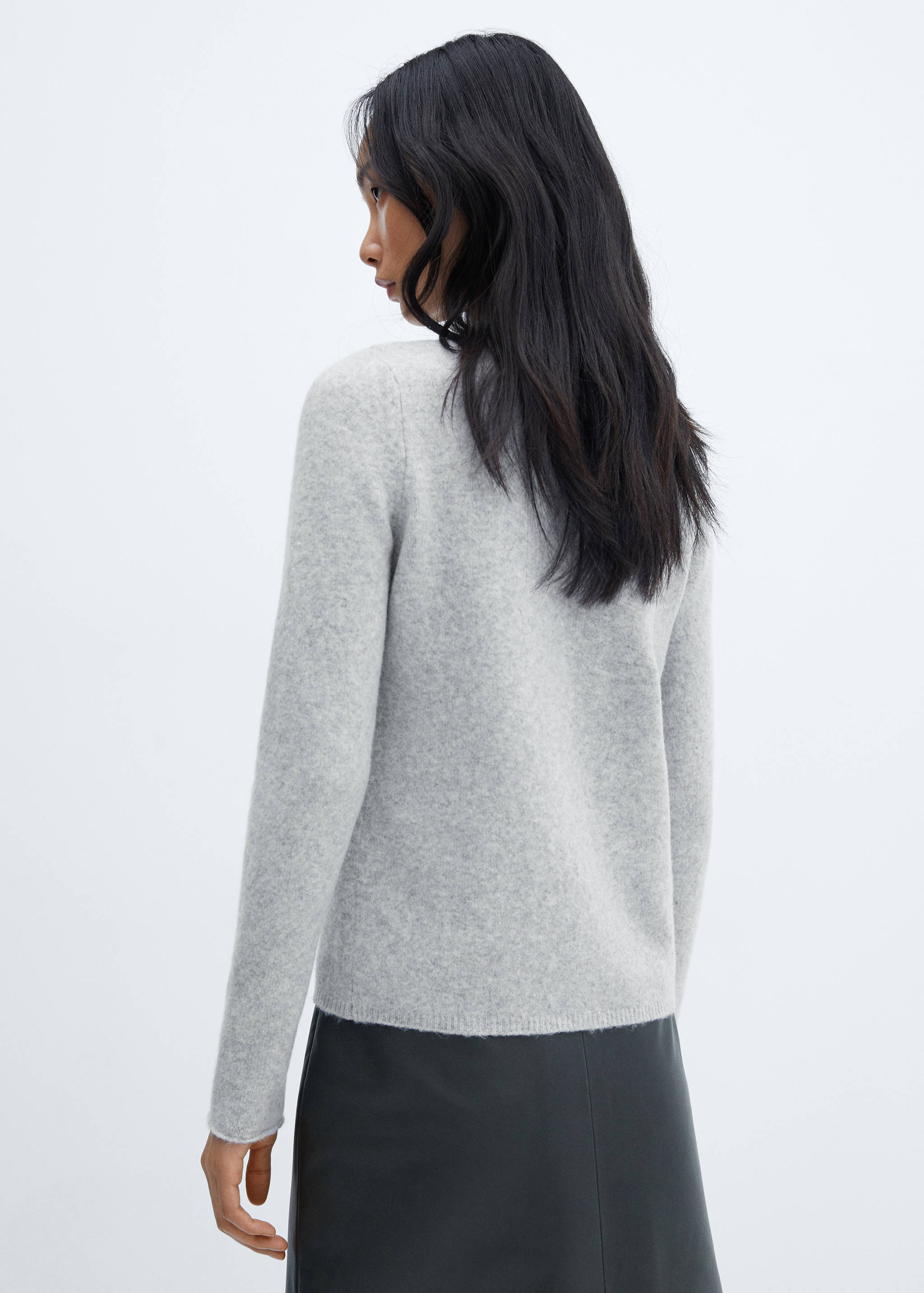 Perkins-neck sweater - Reverse of the article