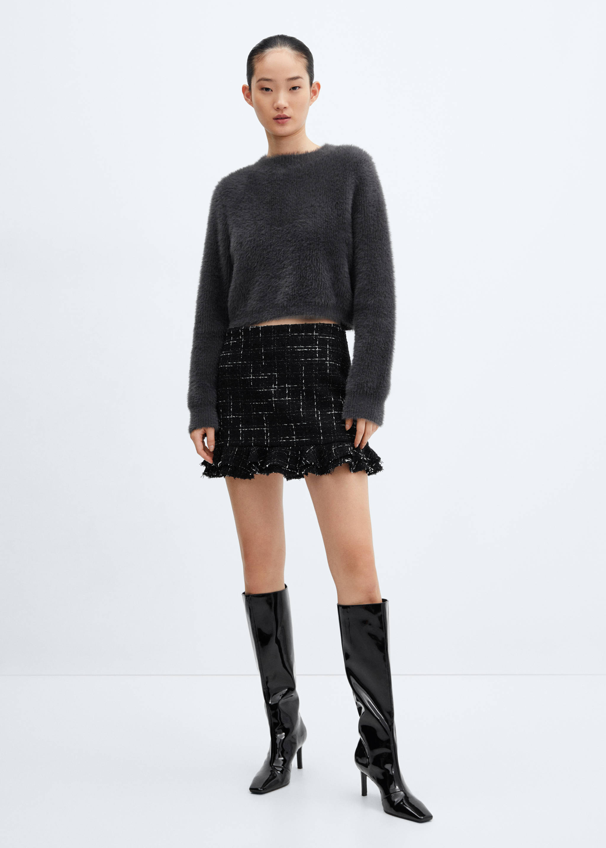 Jersey punto efecto pelo - Plano general