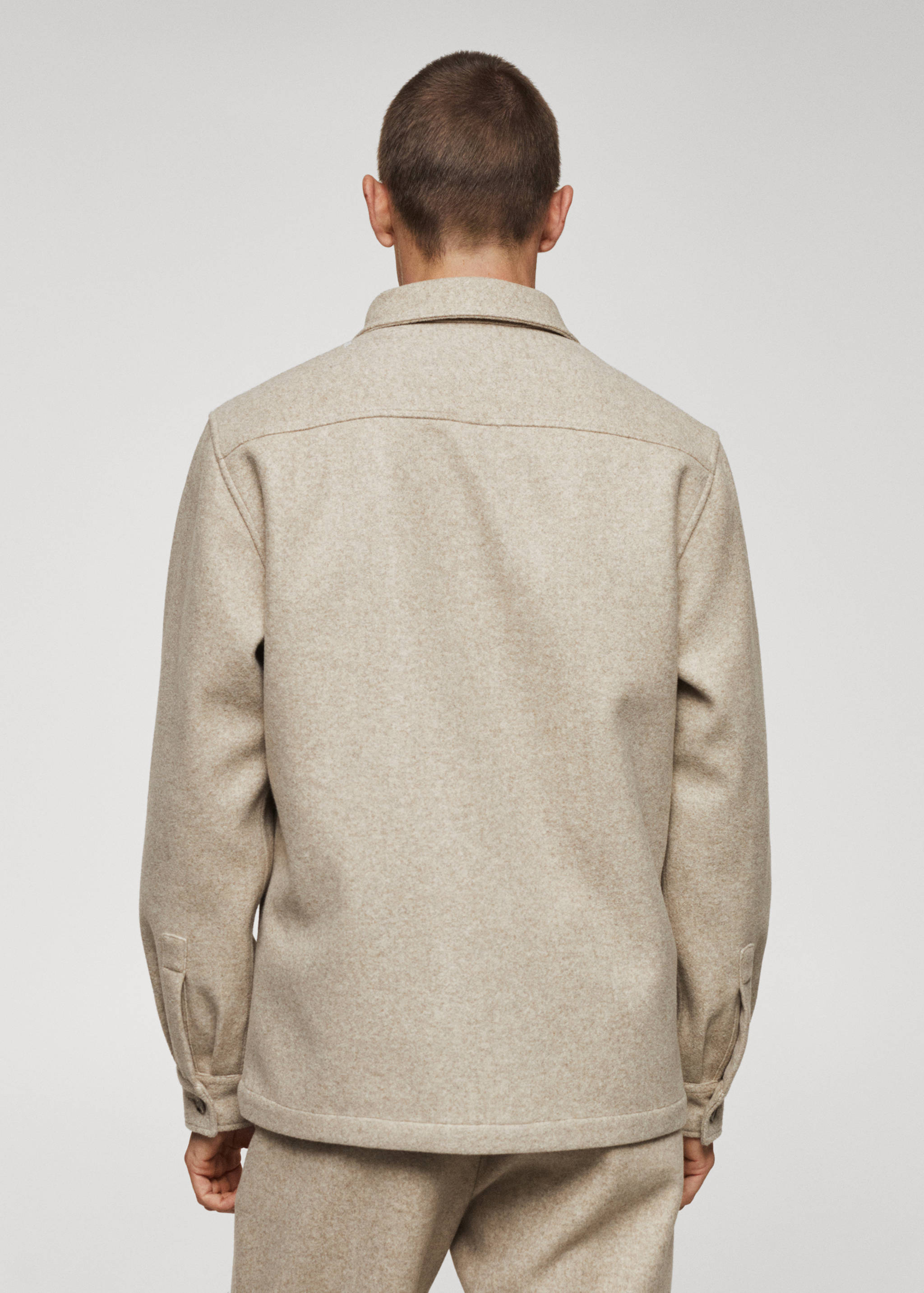 Sobrecamisa franel·la butxaques - Revers de l'article