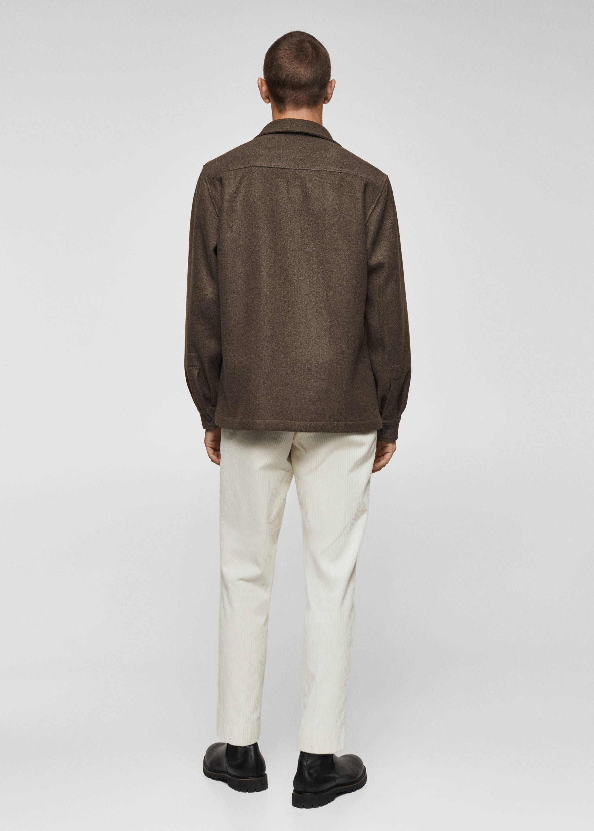 Sobrecamisa franel·la butxaques - Revers de l'article