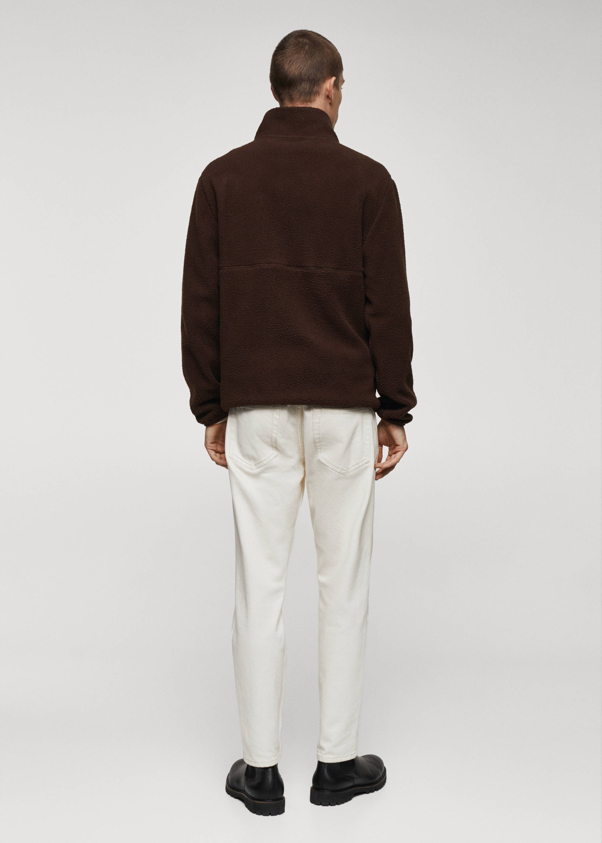 Dessuadora polar coll cremallera - Revers de l'article