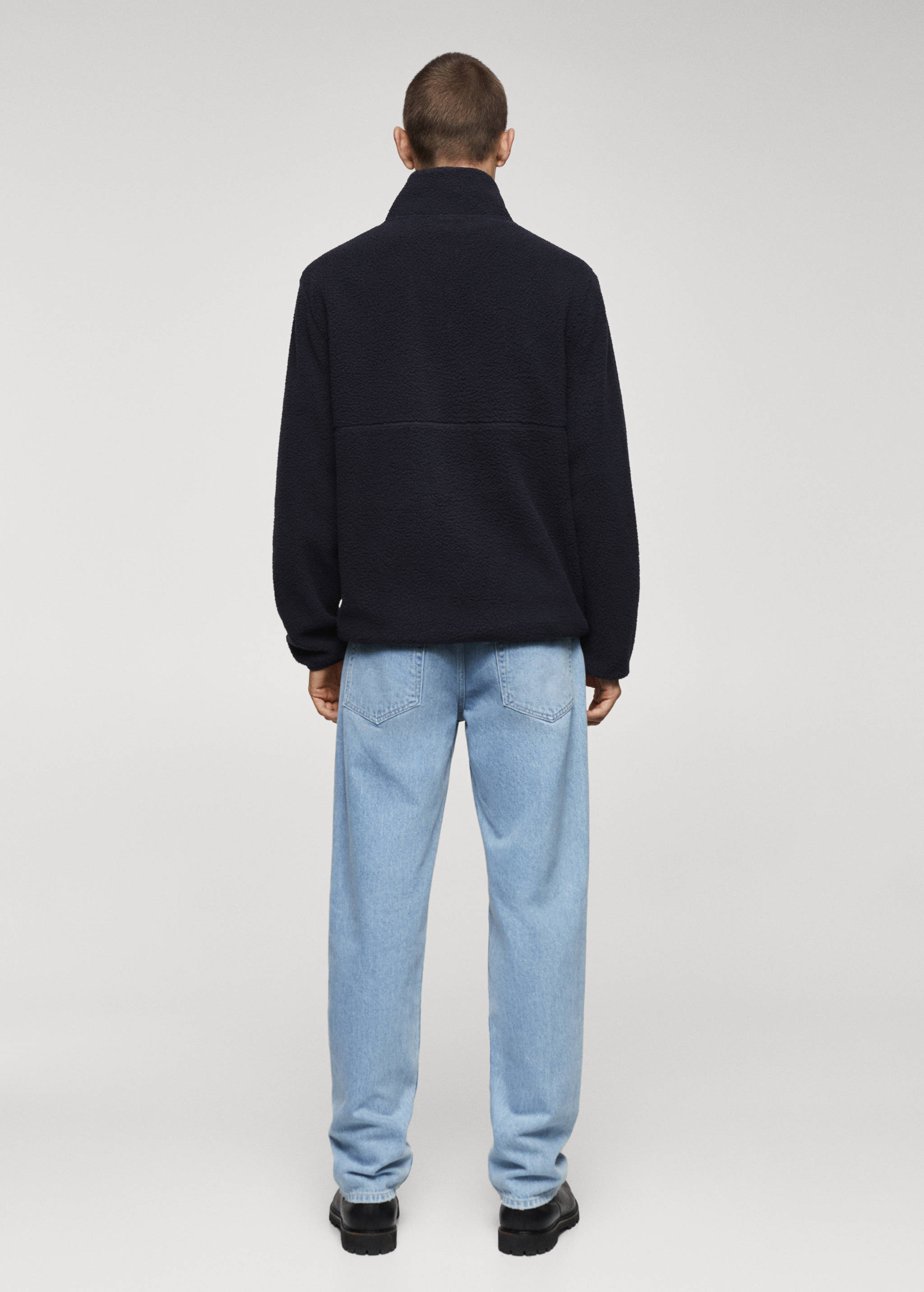 Dessuadora polar coll cremallera - Revers de l'article