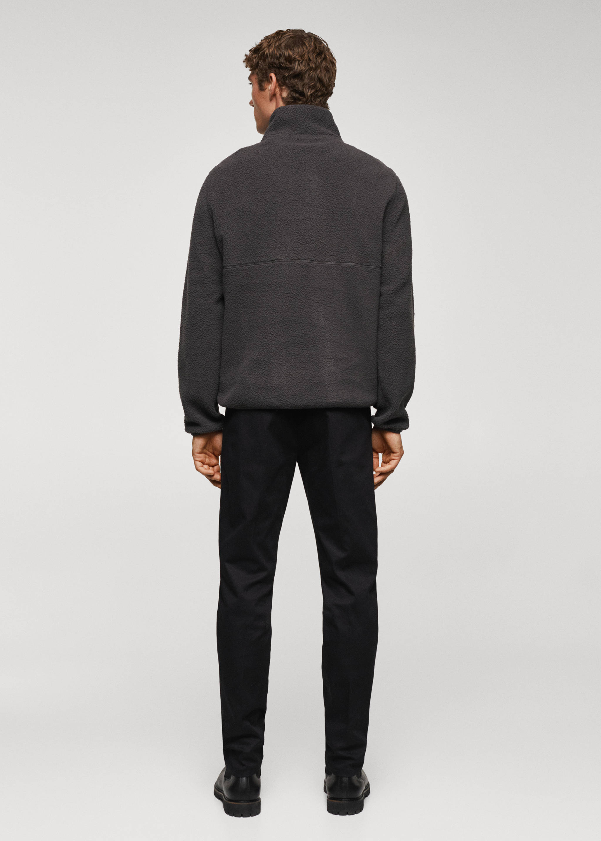 Dessuadora polar coll cremallera - Revers de l'article