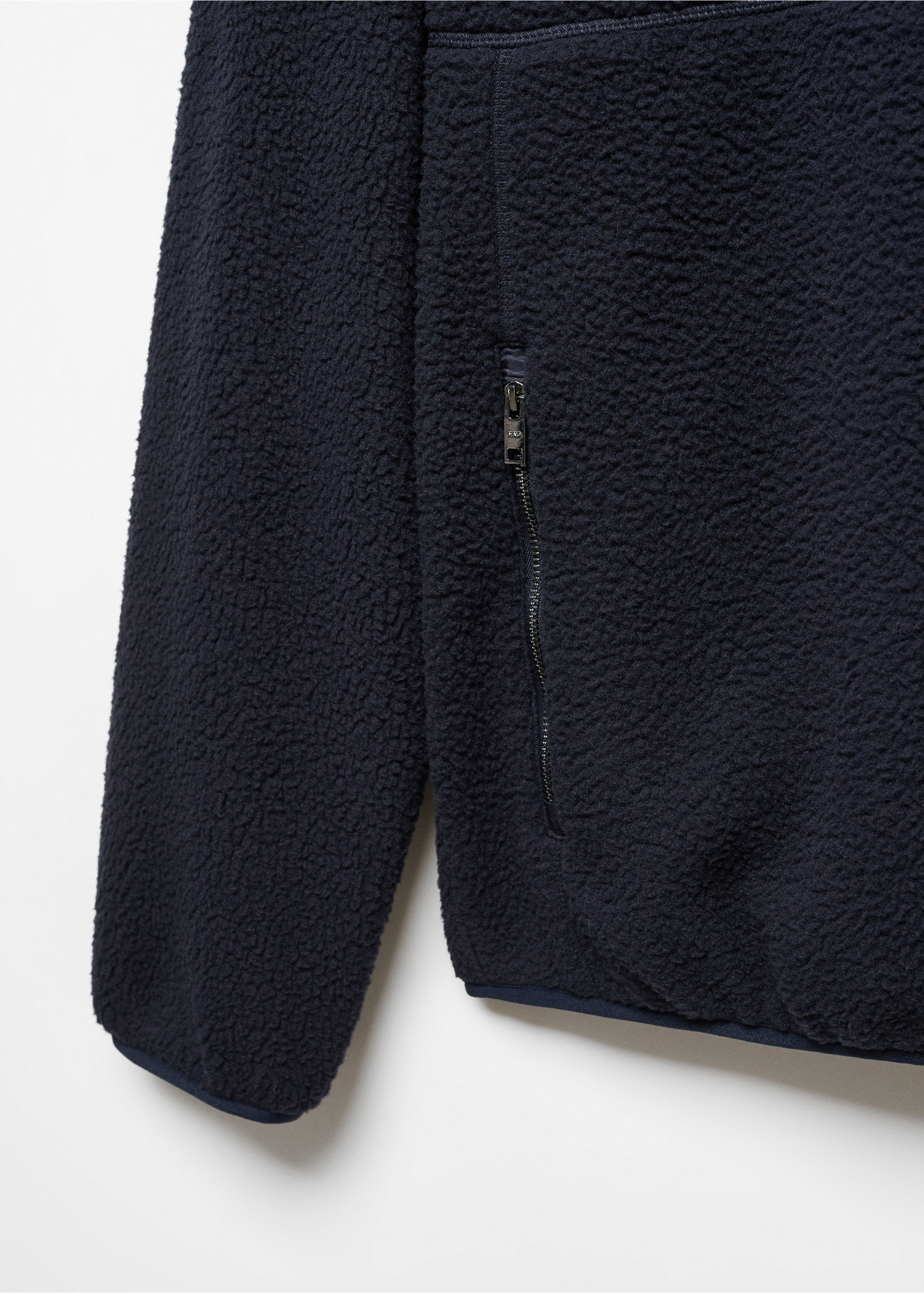 Zip-neck fleece sweatshirt - Details of the article 8