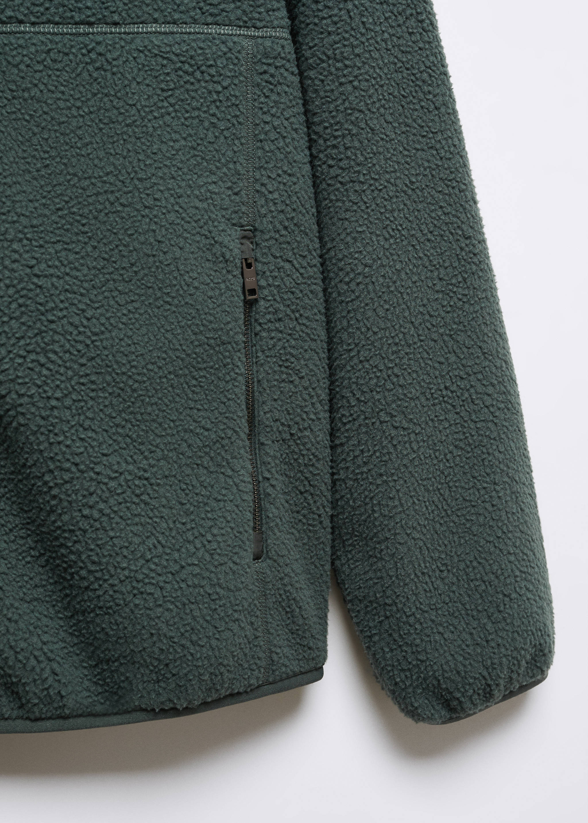 Zip-neck fleece sweatshirt - Details of the article 8