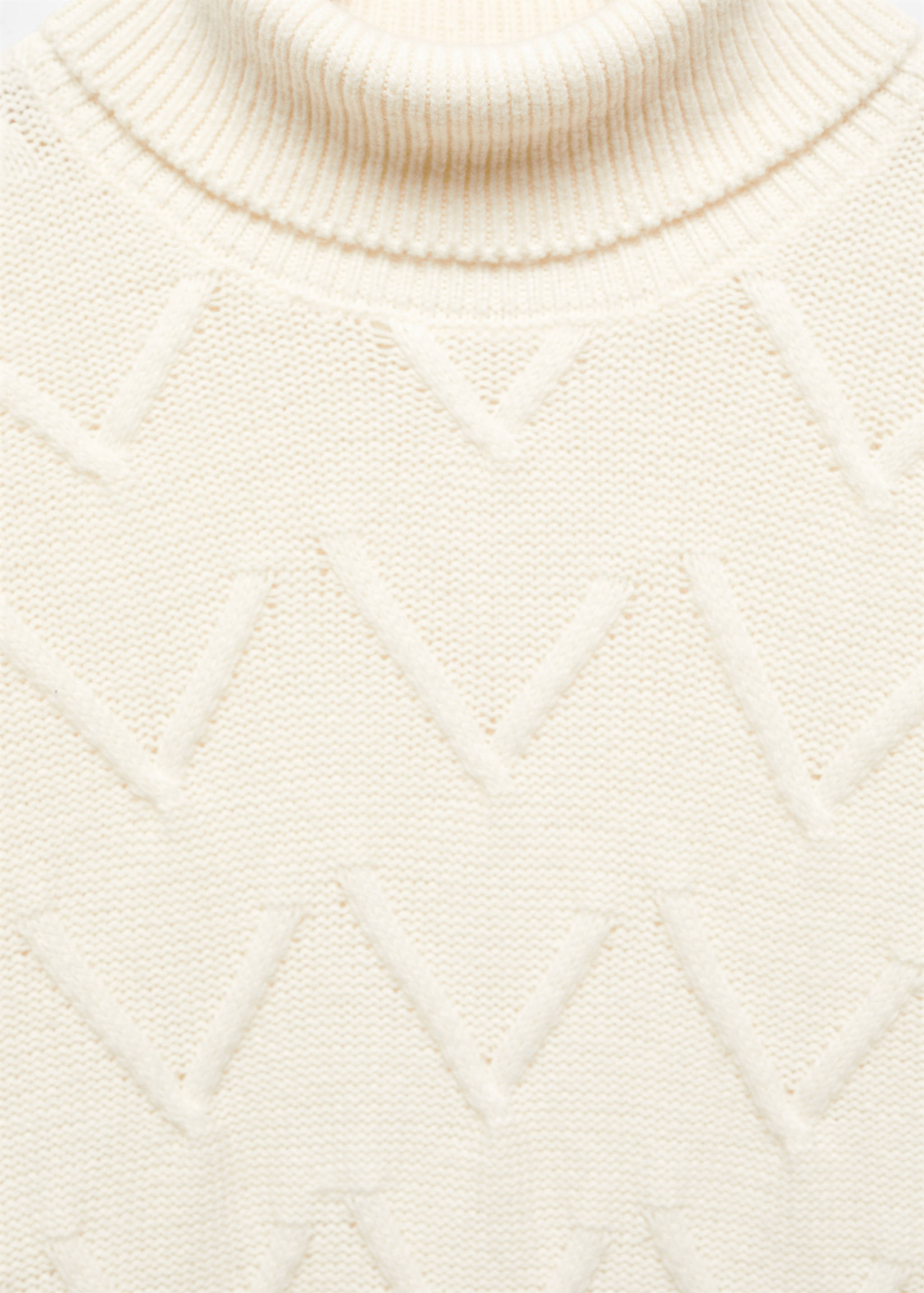Strukturierter Baumwollpullover - Detail des Artikels 8