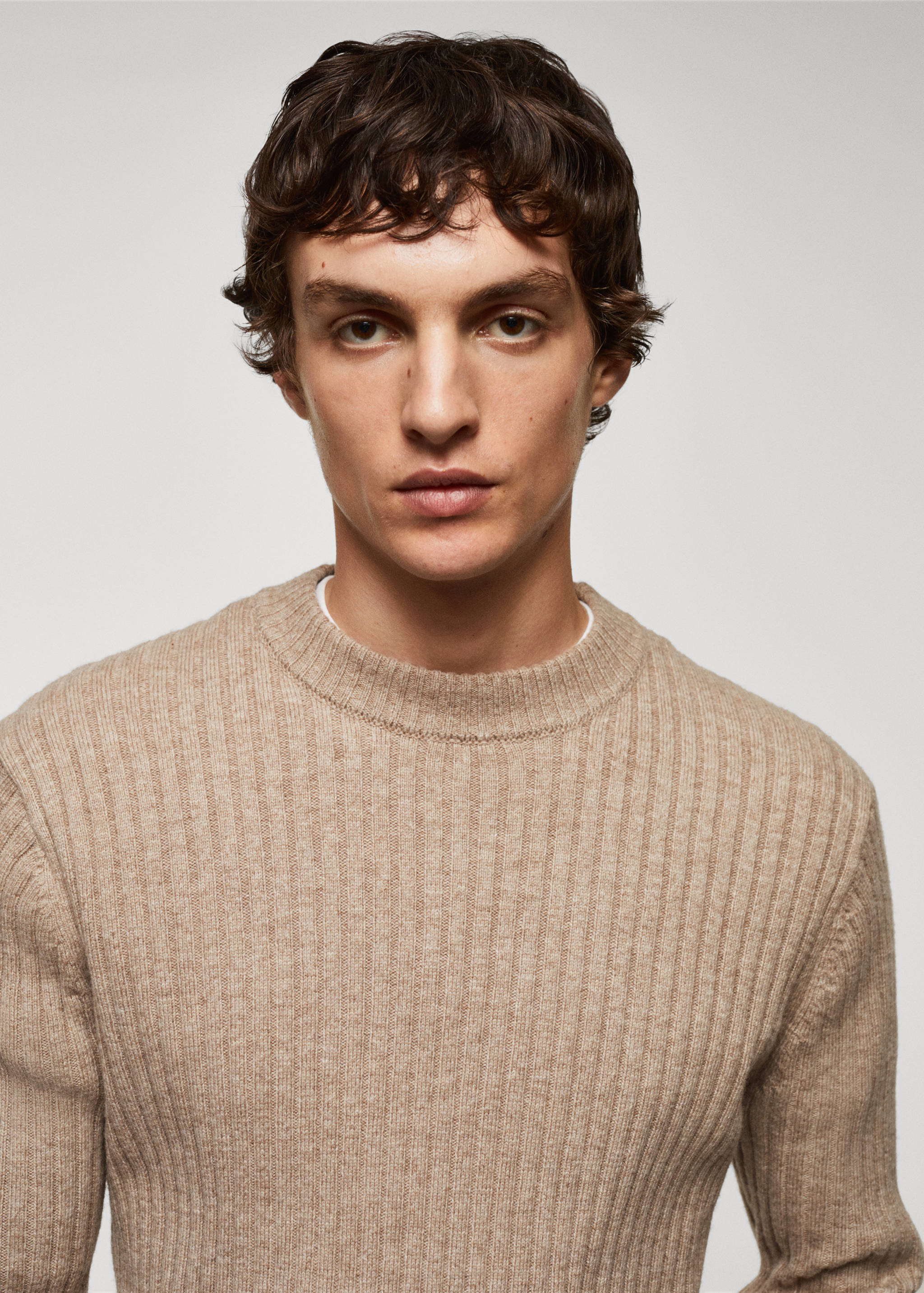Ripp-Pullover aus Wollgemisch - Detail des Artikels 1