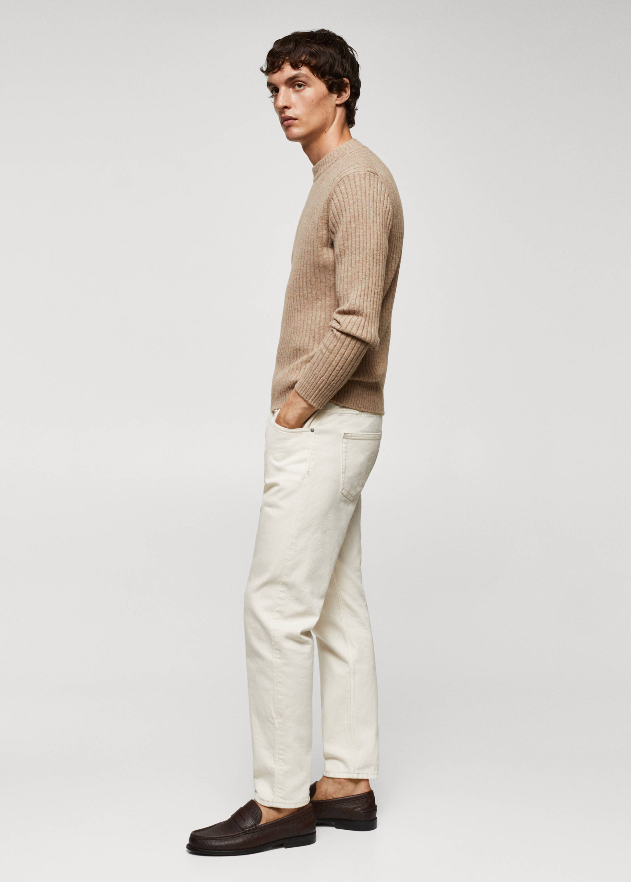 Ripp-Pullover aus Wollgemisch - Detail des Artikels 2