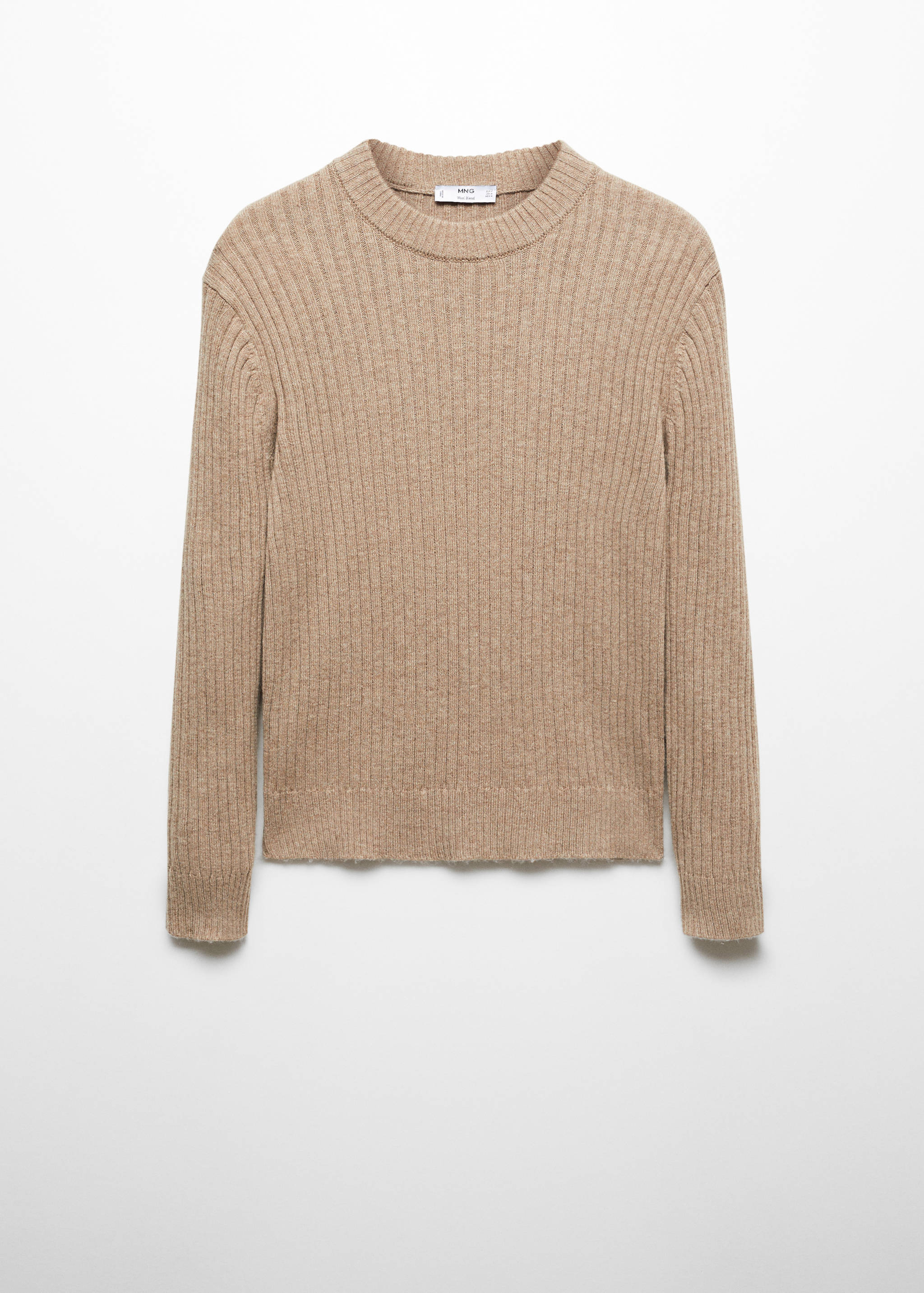Ripp-Pullover aus Wollgemisch - Artikel ohne Model