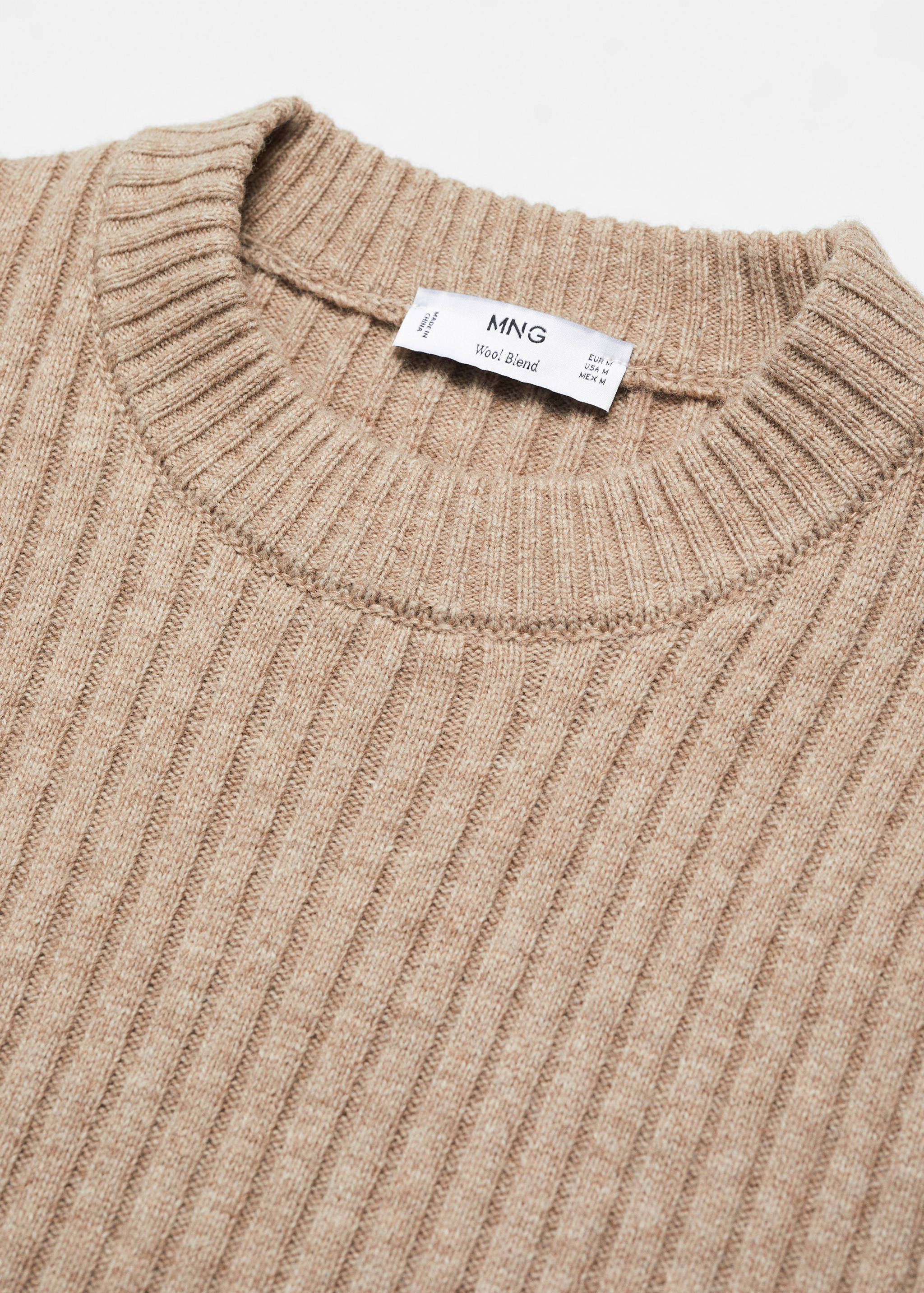 Ripp-Pullover aus Wollgemisch - Detail des Artikels 8