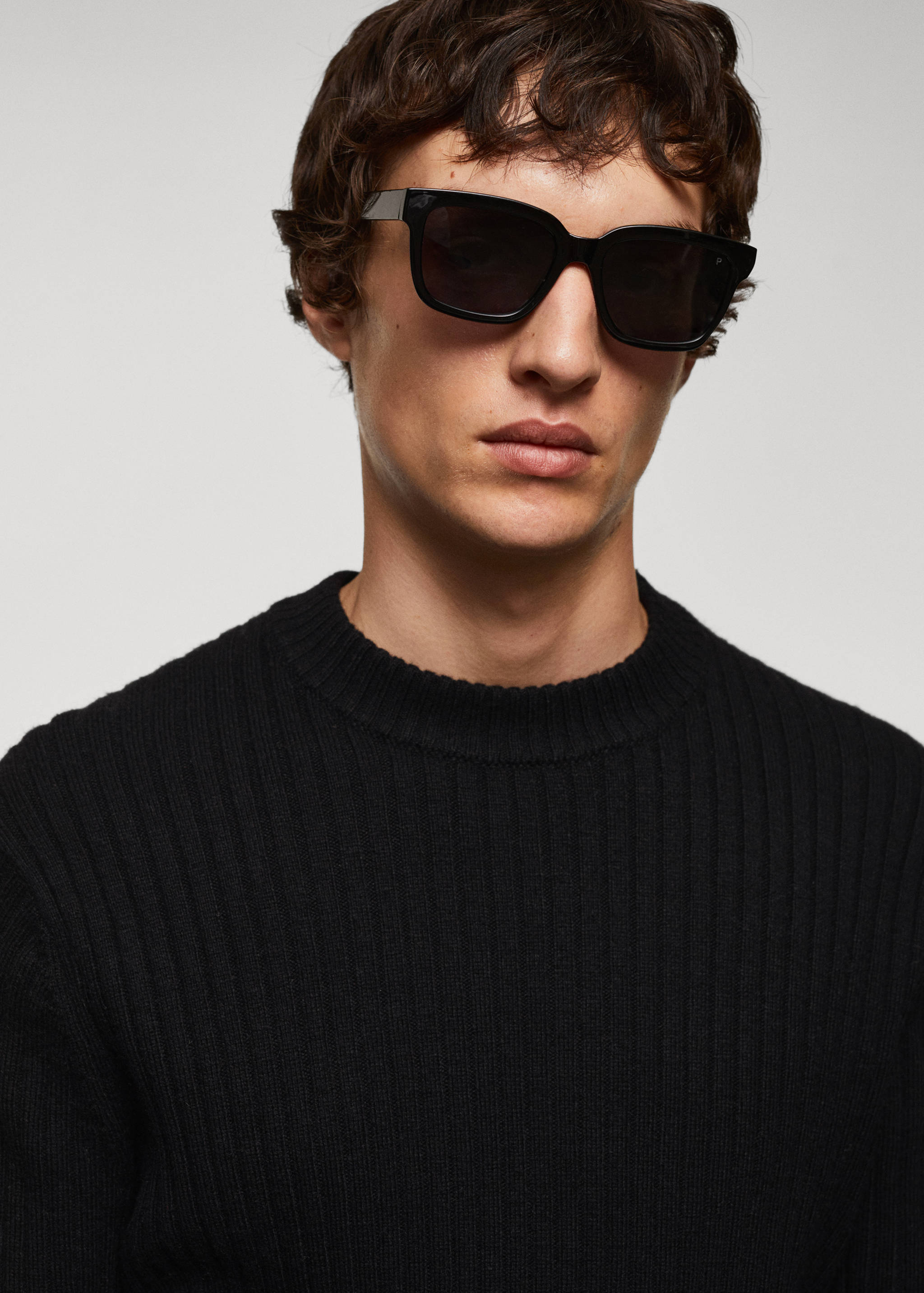 Ripp-Pullover aus Wollgemisch - Detail des Artikels 1