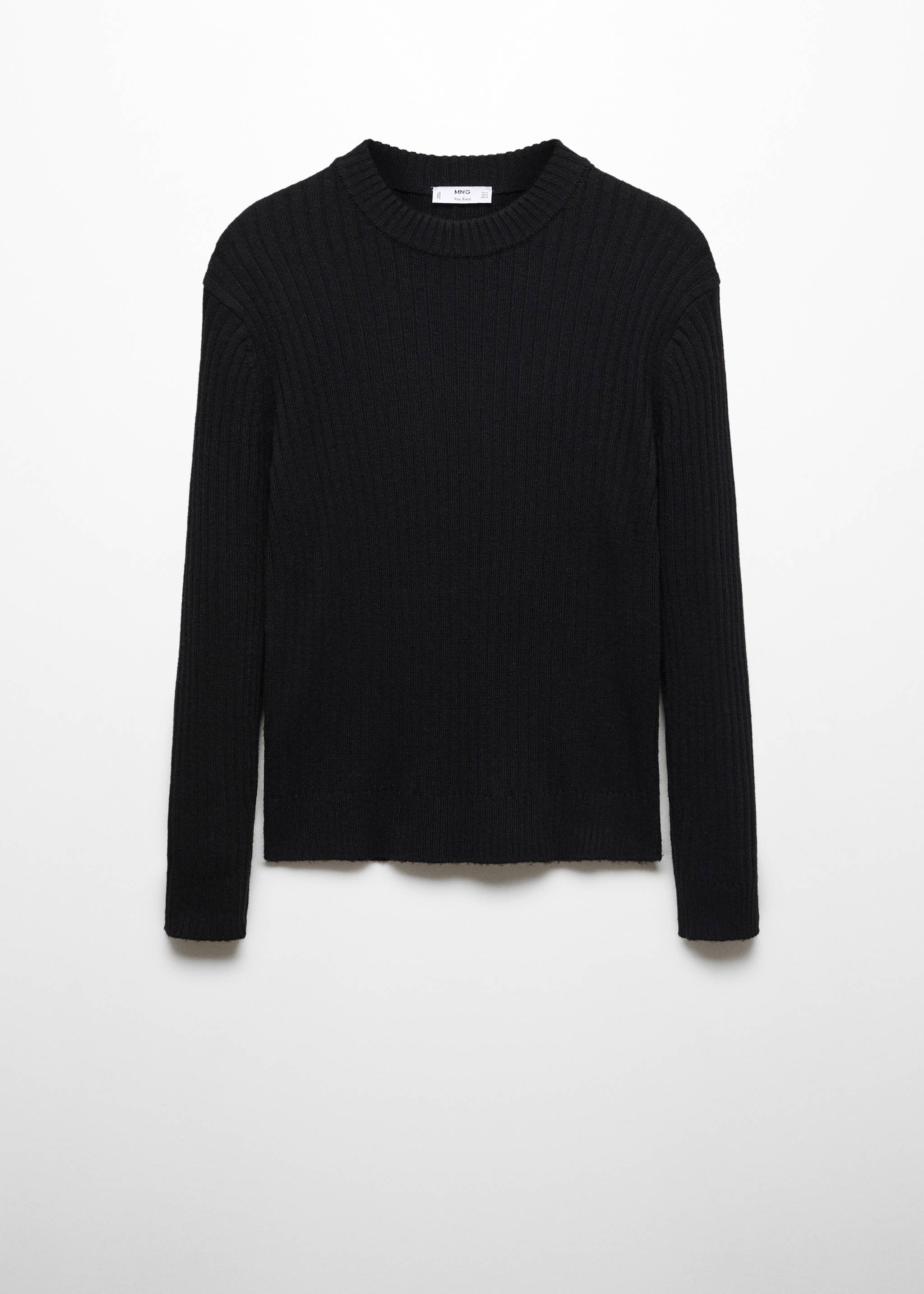 Ripp-Pullover aus Wollgemisch - Artikel ohne Model