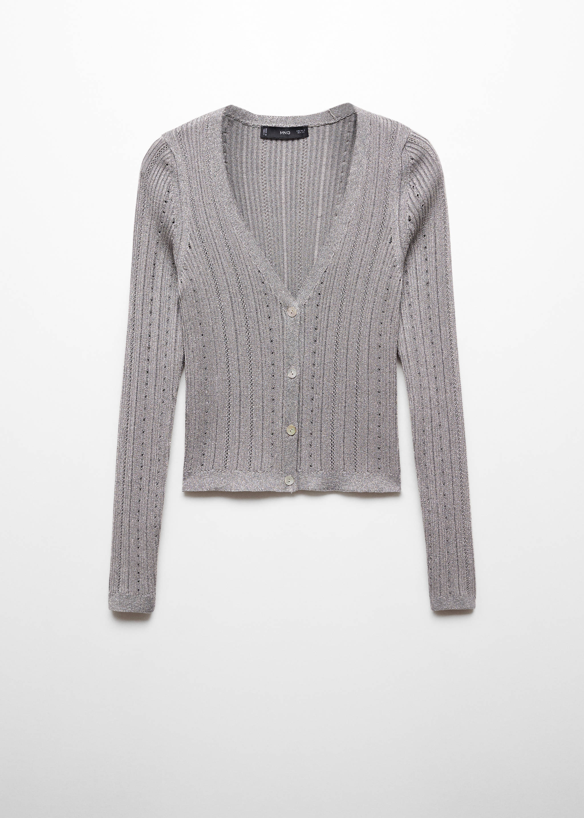 Fine-knit cardigan - Article without model