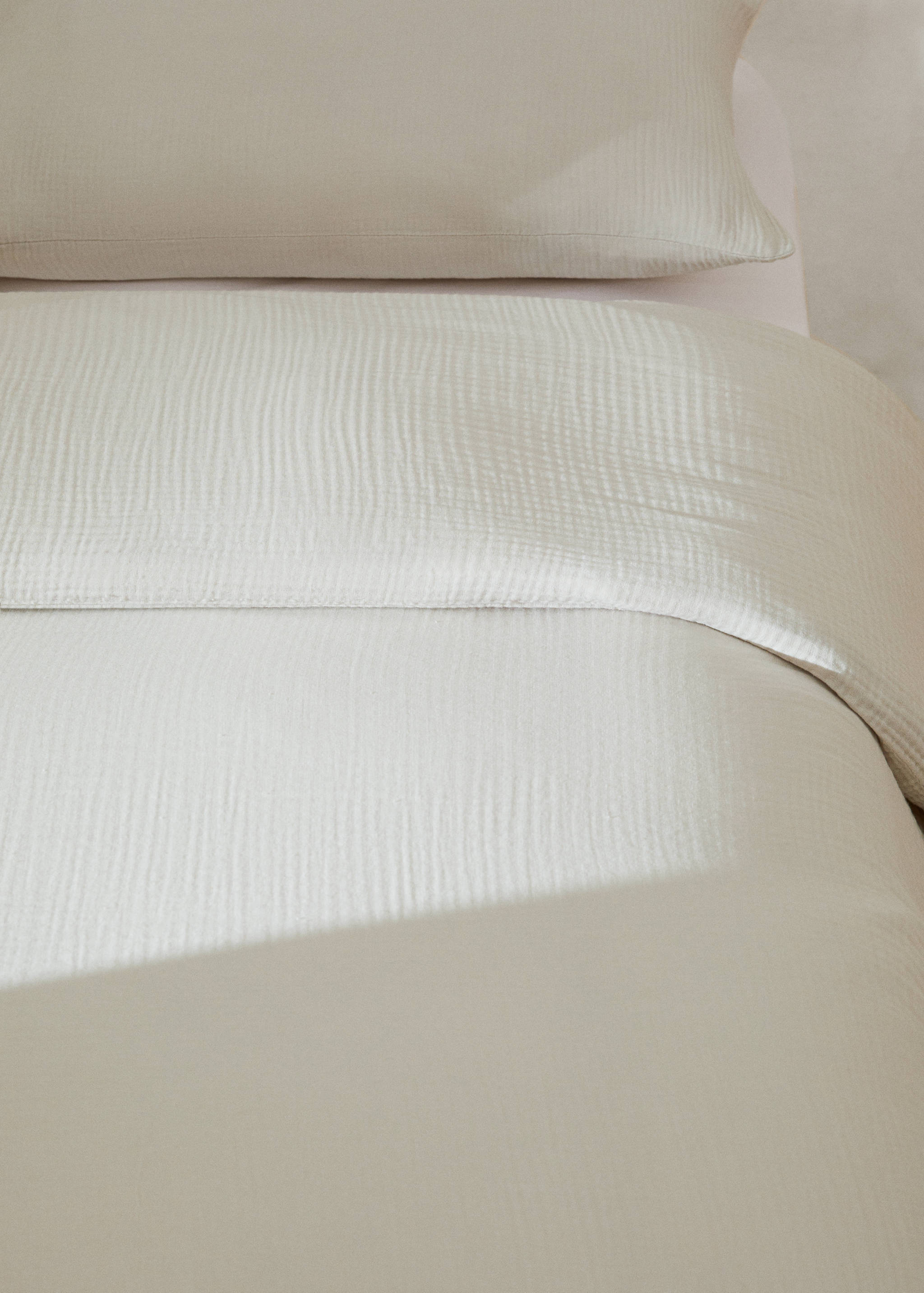 Cotton gauze duvet cover single bed - Details of the article 7