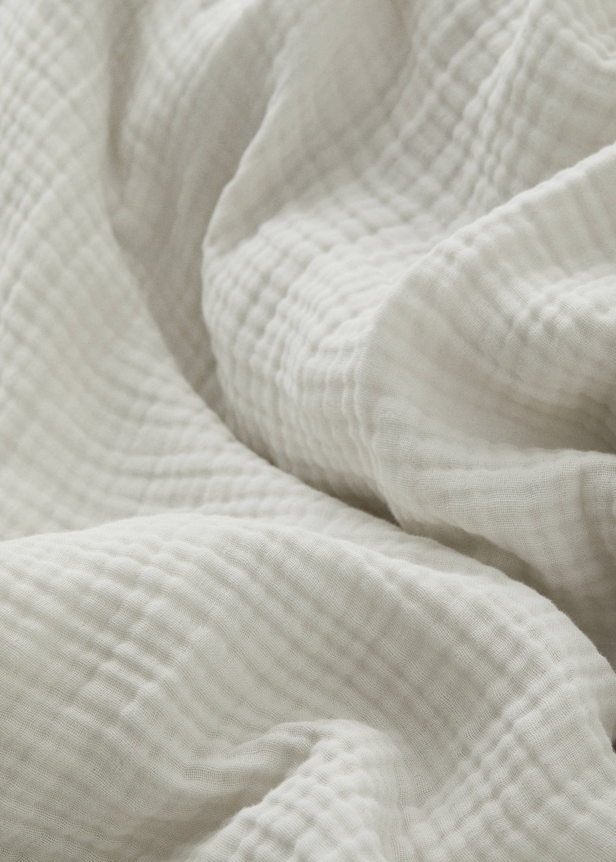 Cotton gauze duvet cover single bed - Details of the article 1