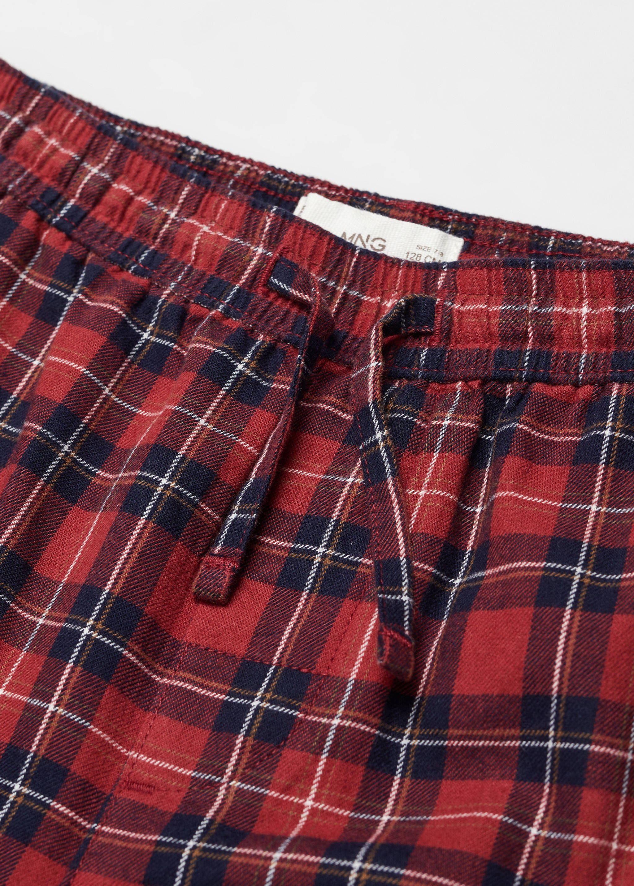 Πιτζάμα δύο τεμάχια μακριά καρό - Λεπτομέρεια του προϊόντος 0