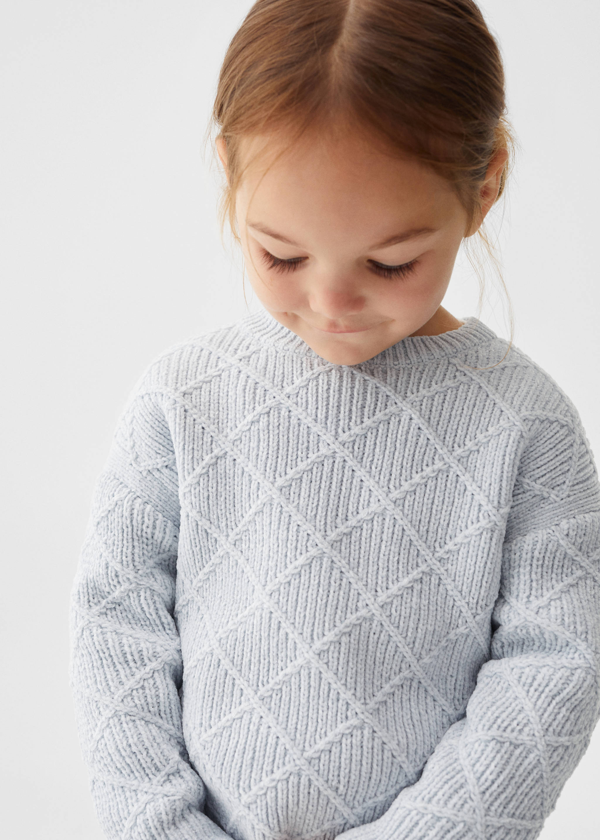 Chenille knit sweater - Details of the article 1