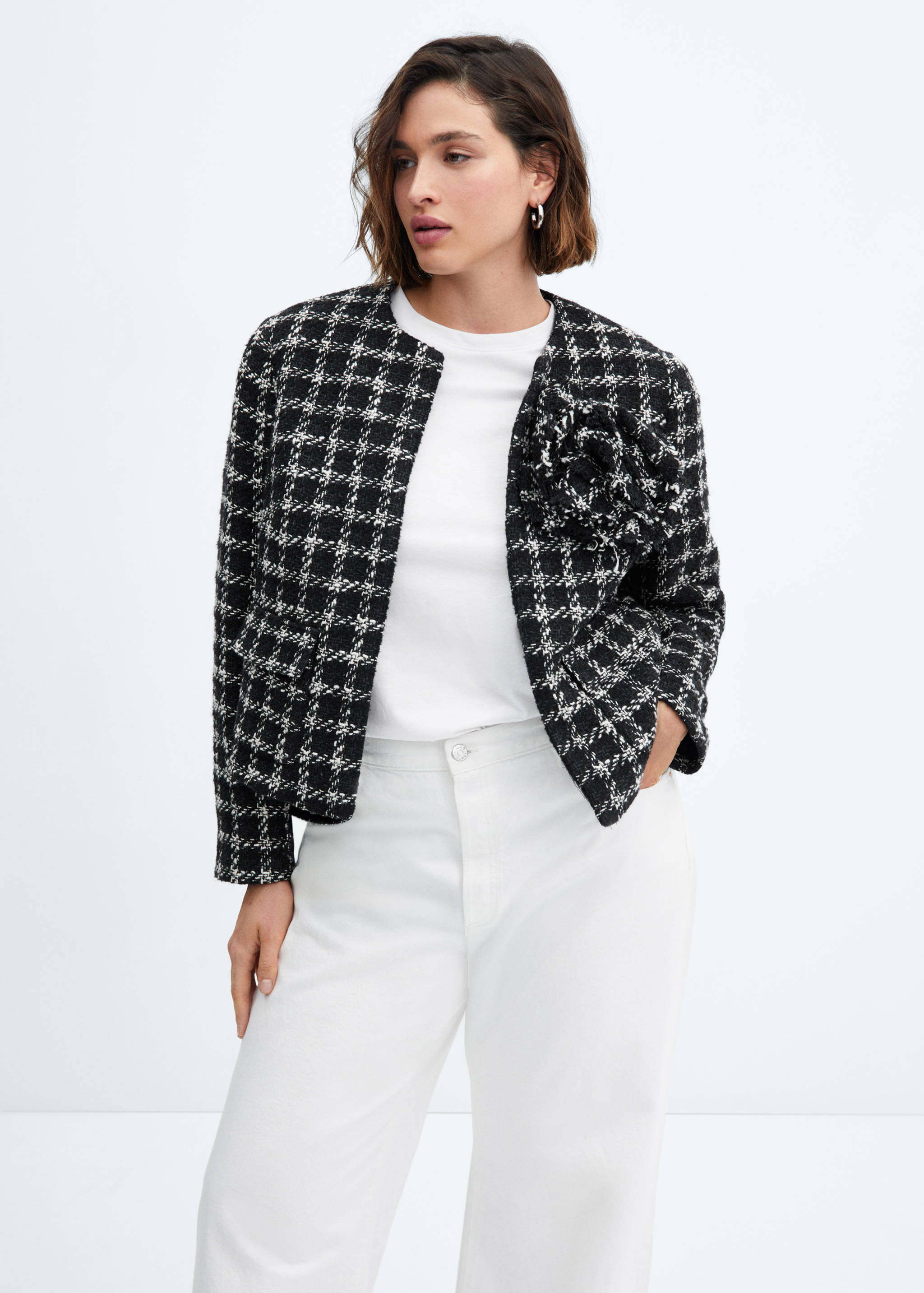 Veste tweed maxifleur - Détail de l'article 5