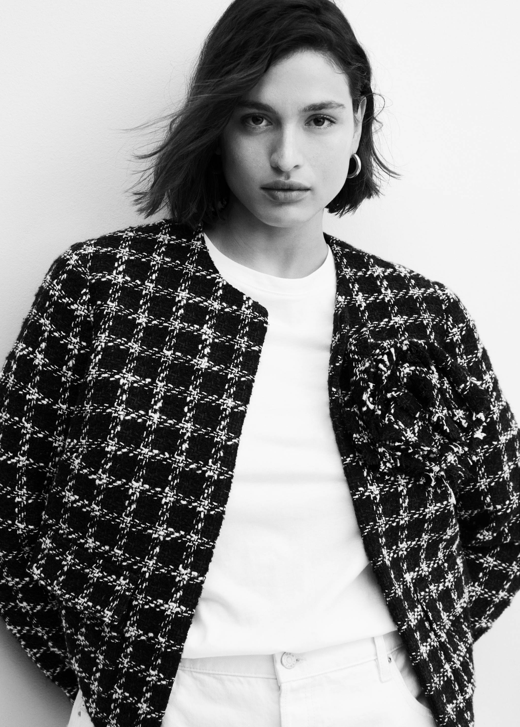 Veste tweed maxifleur - Détail de l'article 4