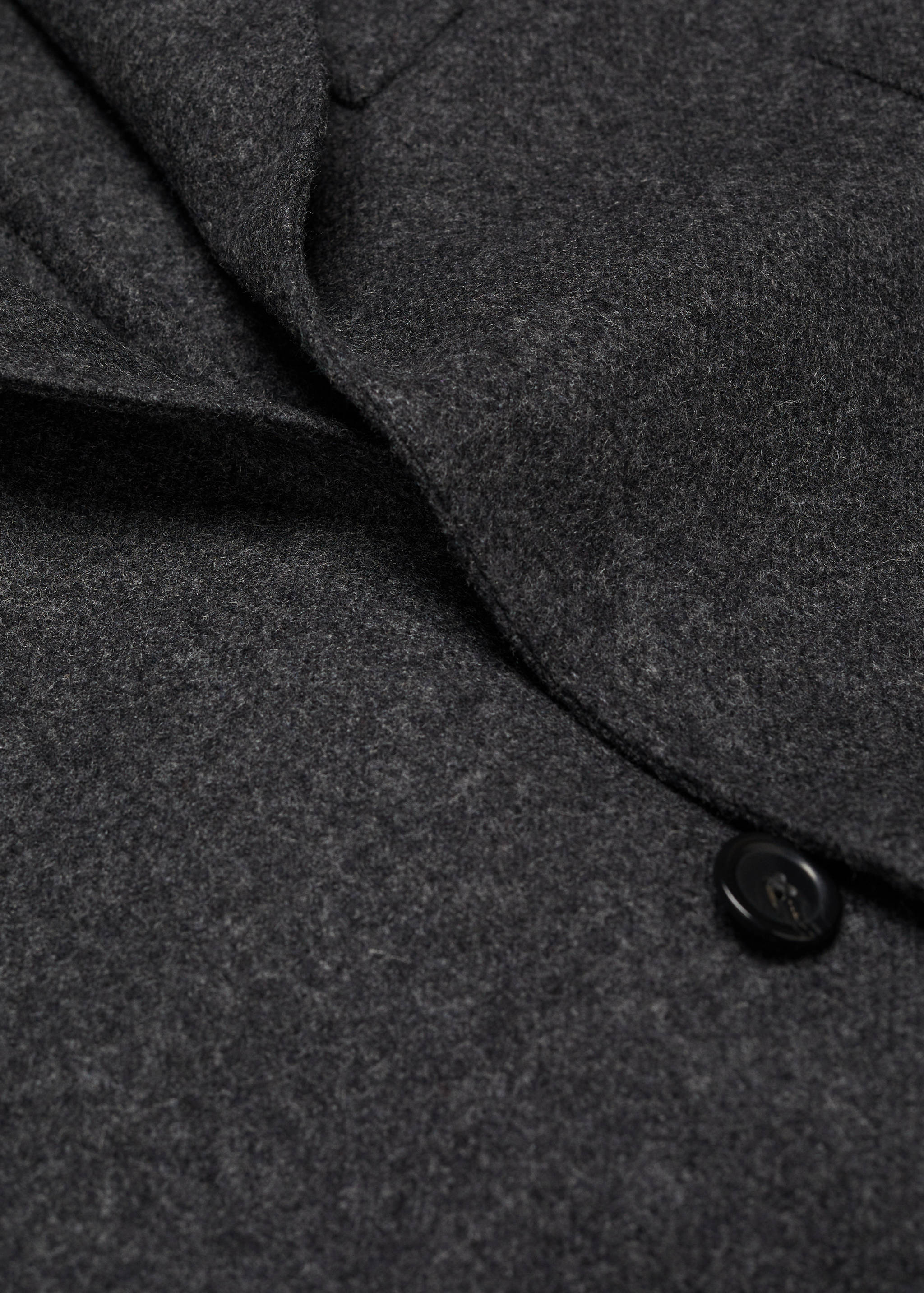 Virgin wool combined blazer - Details of the article 0