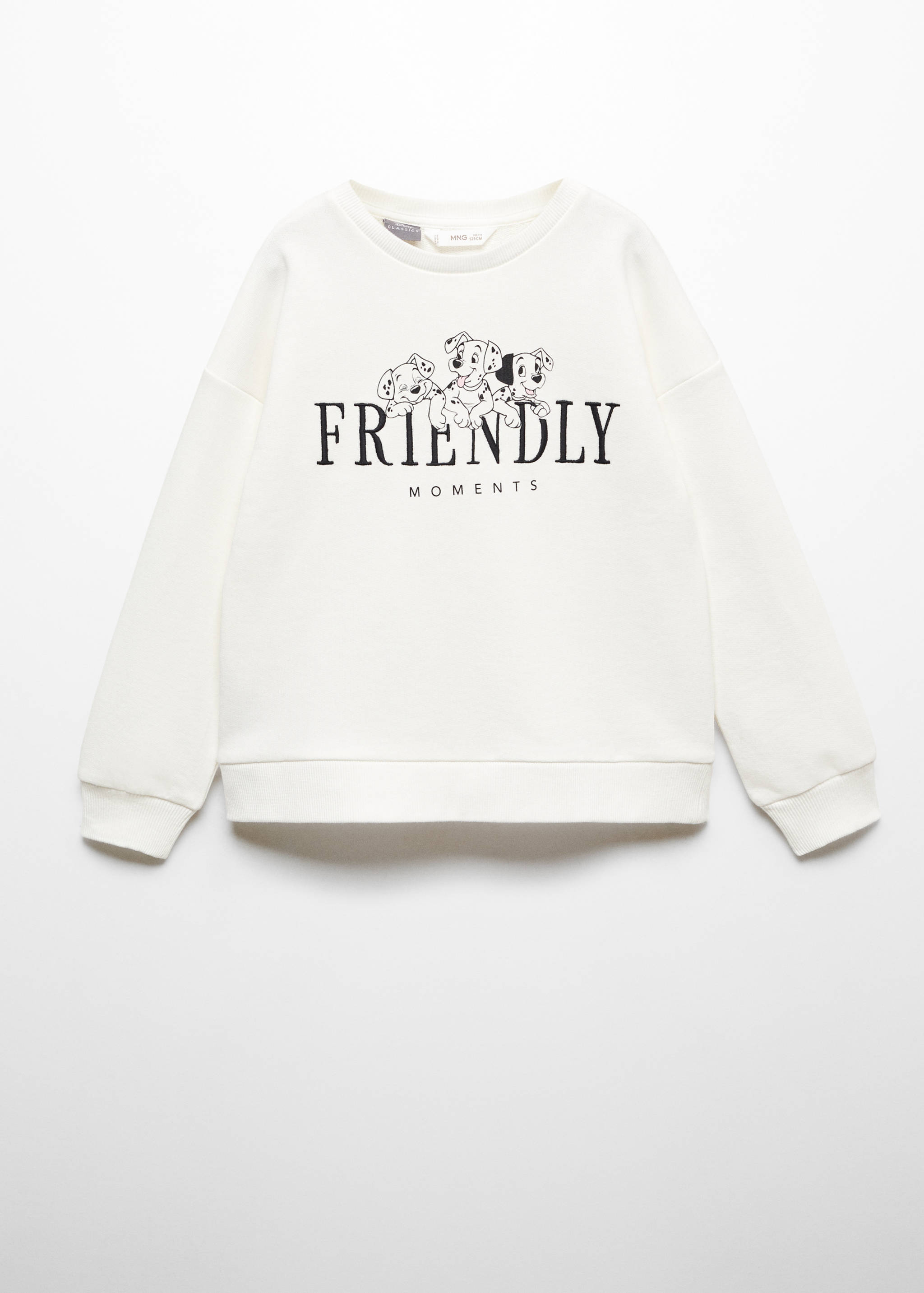 Organic cotton 101 Dalmatians sweatshirt - Article without model