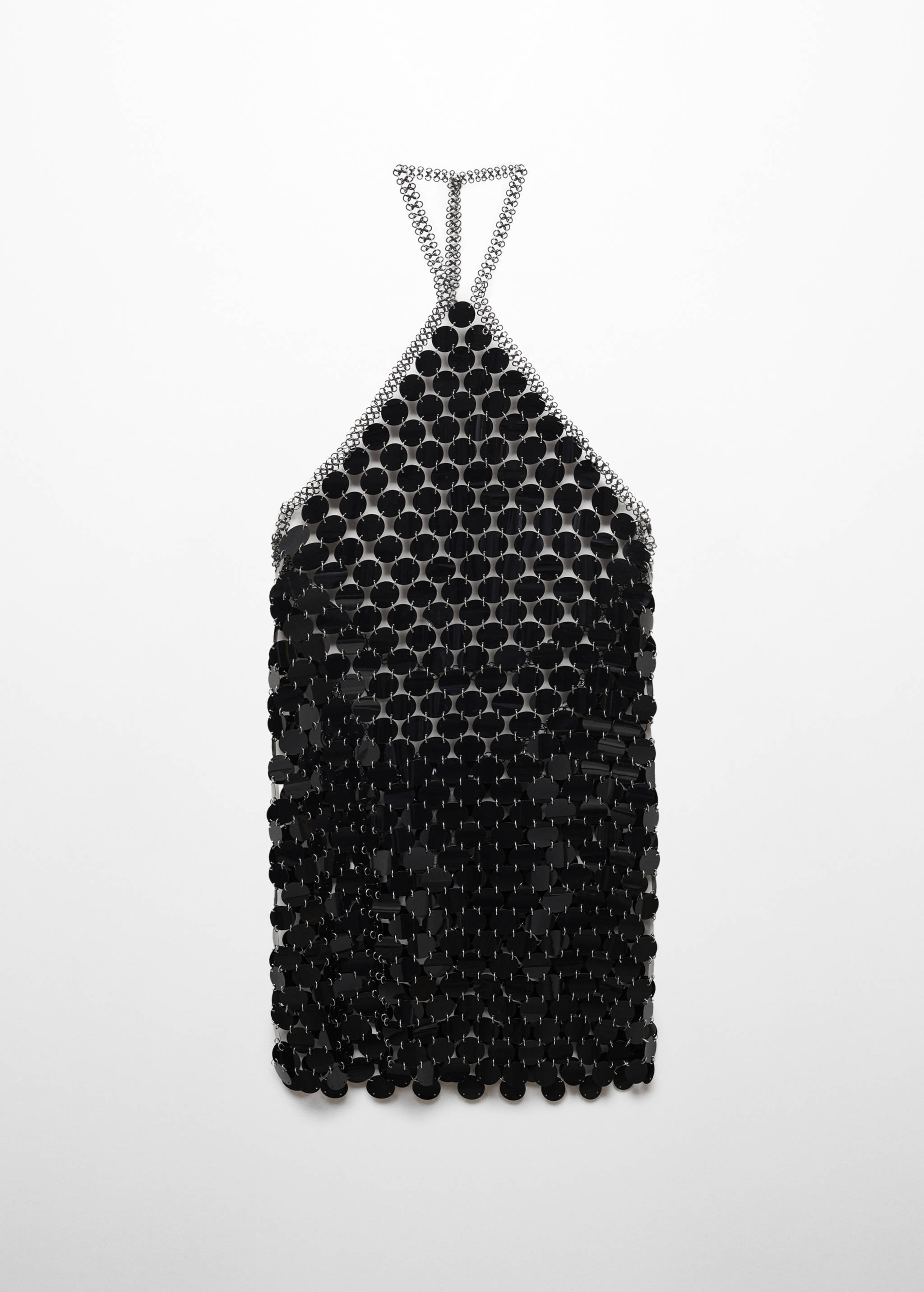 Dress with metallic discs - Article without model