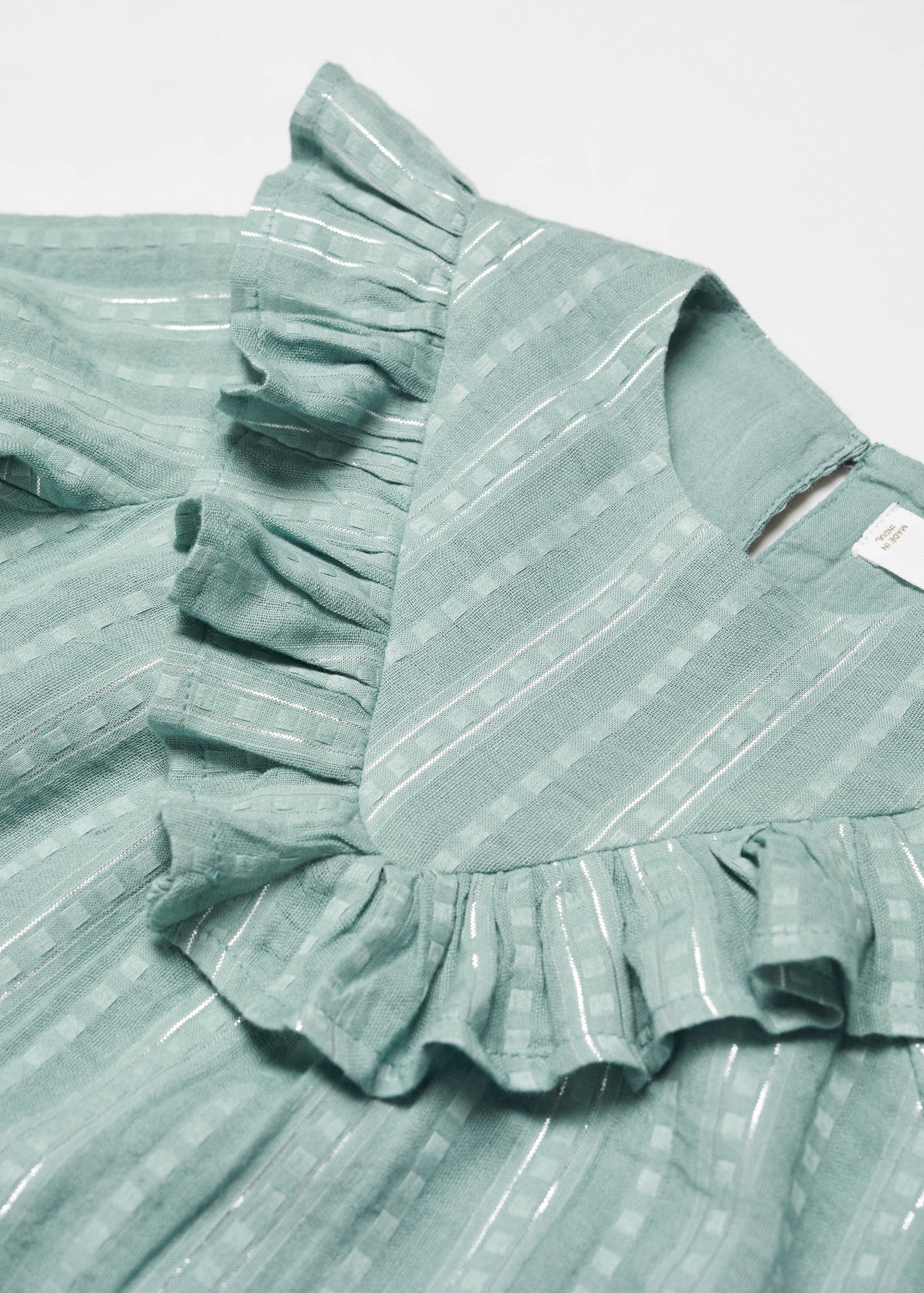 Frill cotton dress - Details of the article 8
