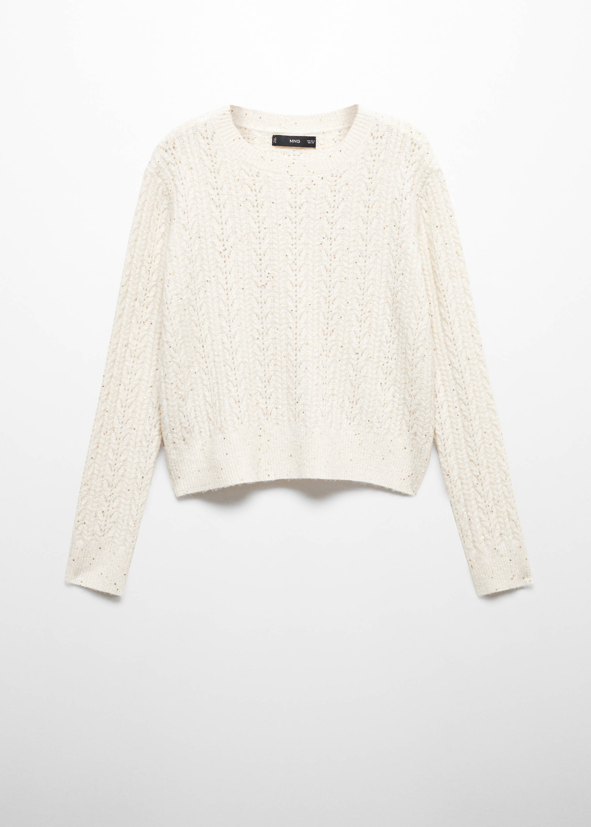 Knit paillette sweater - Article without model