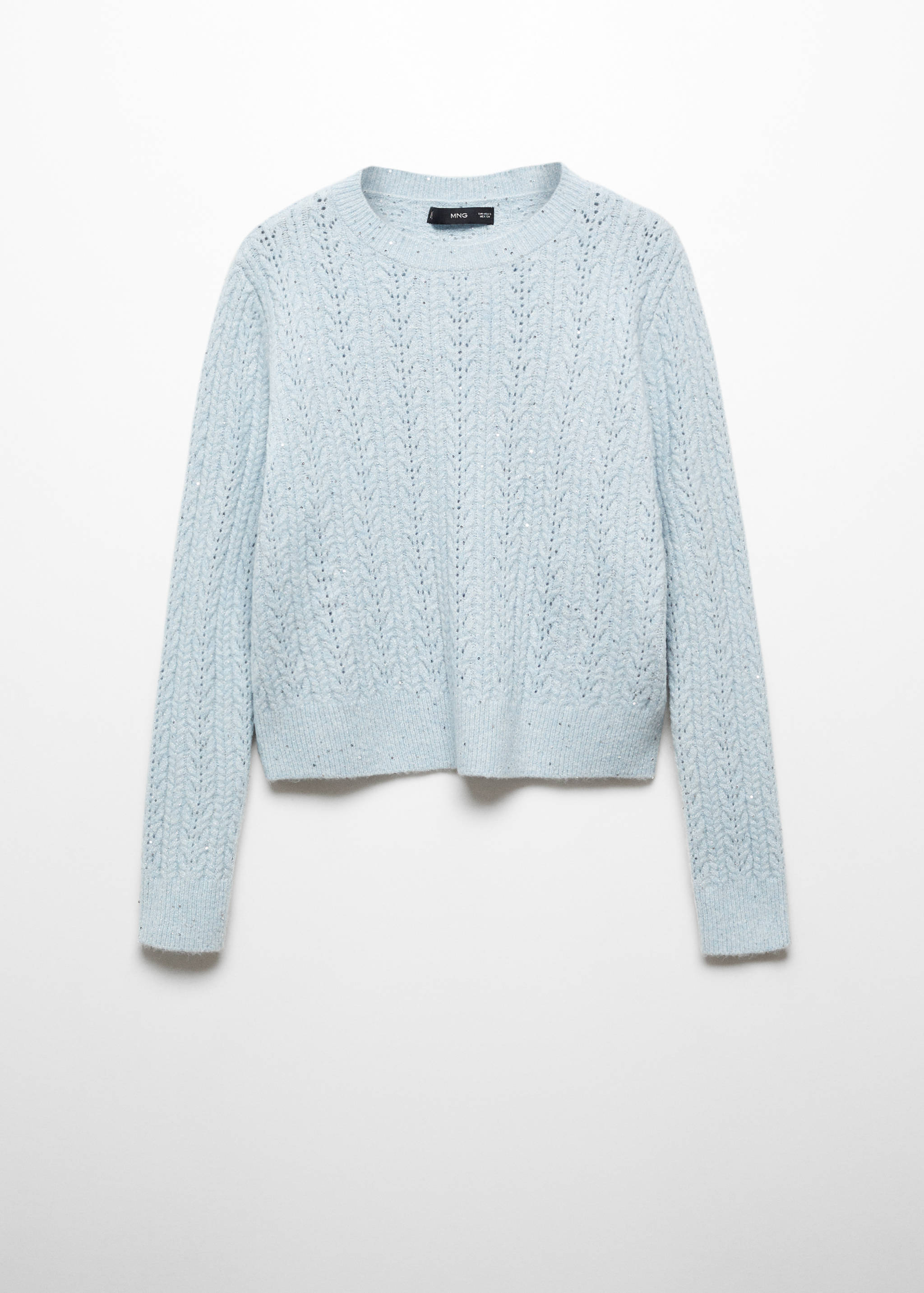 Knit paillette sweater - Article without model