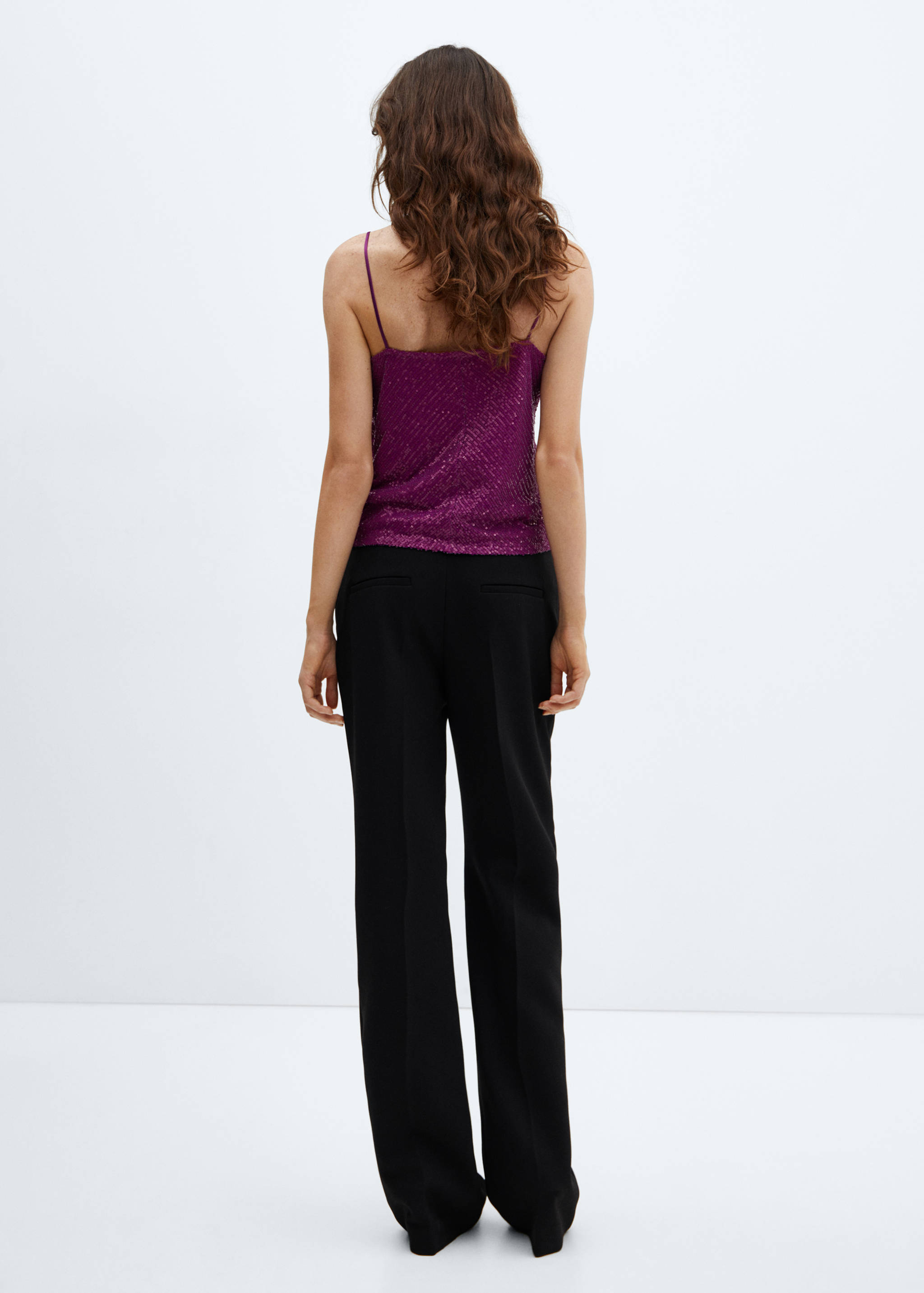 Top bretelles à sequins - Verso de l’article