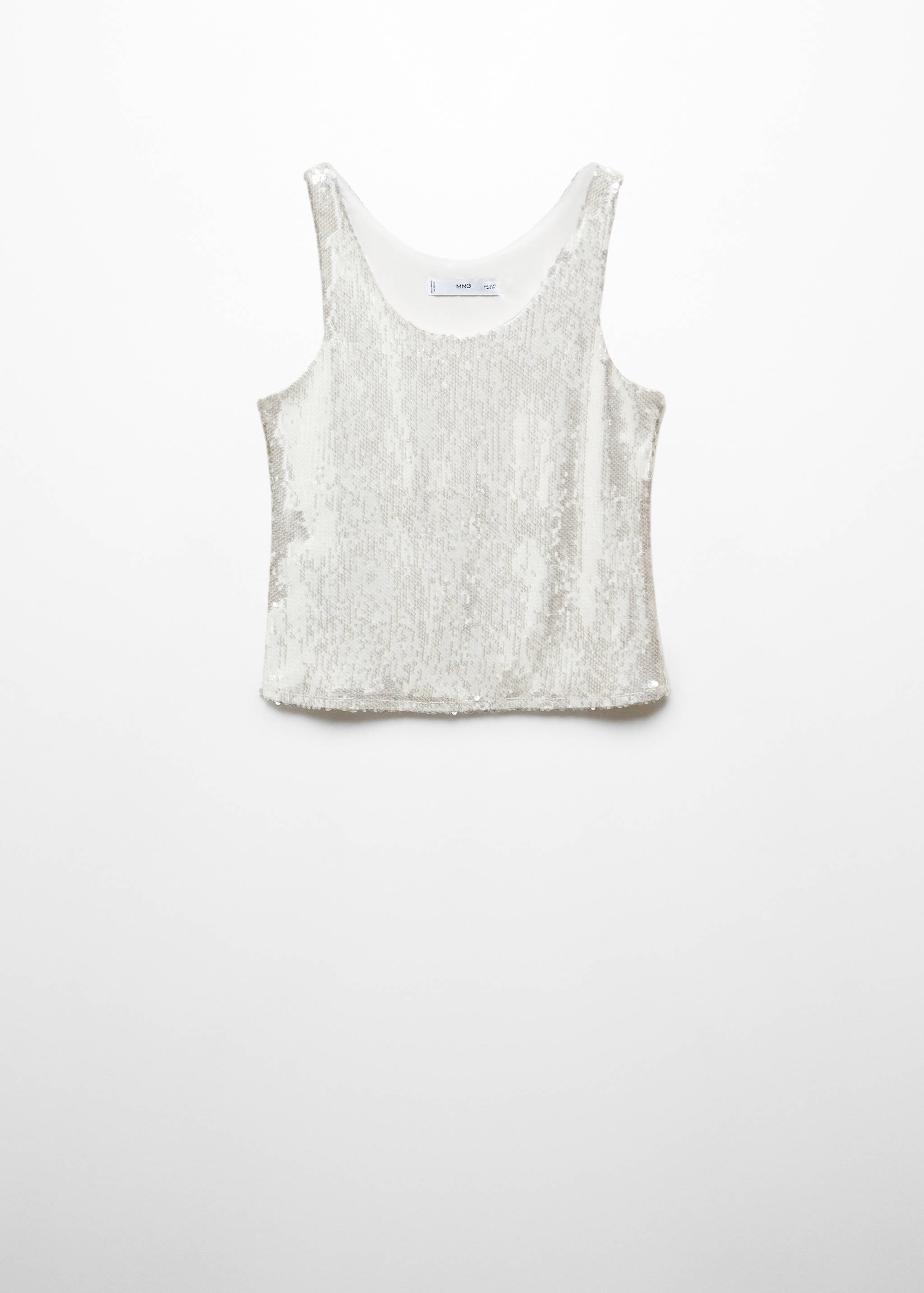 Sequined tank top - Article without model