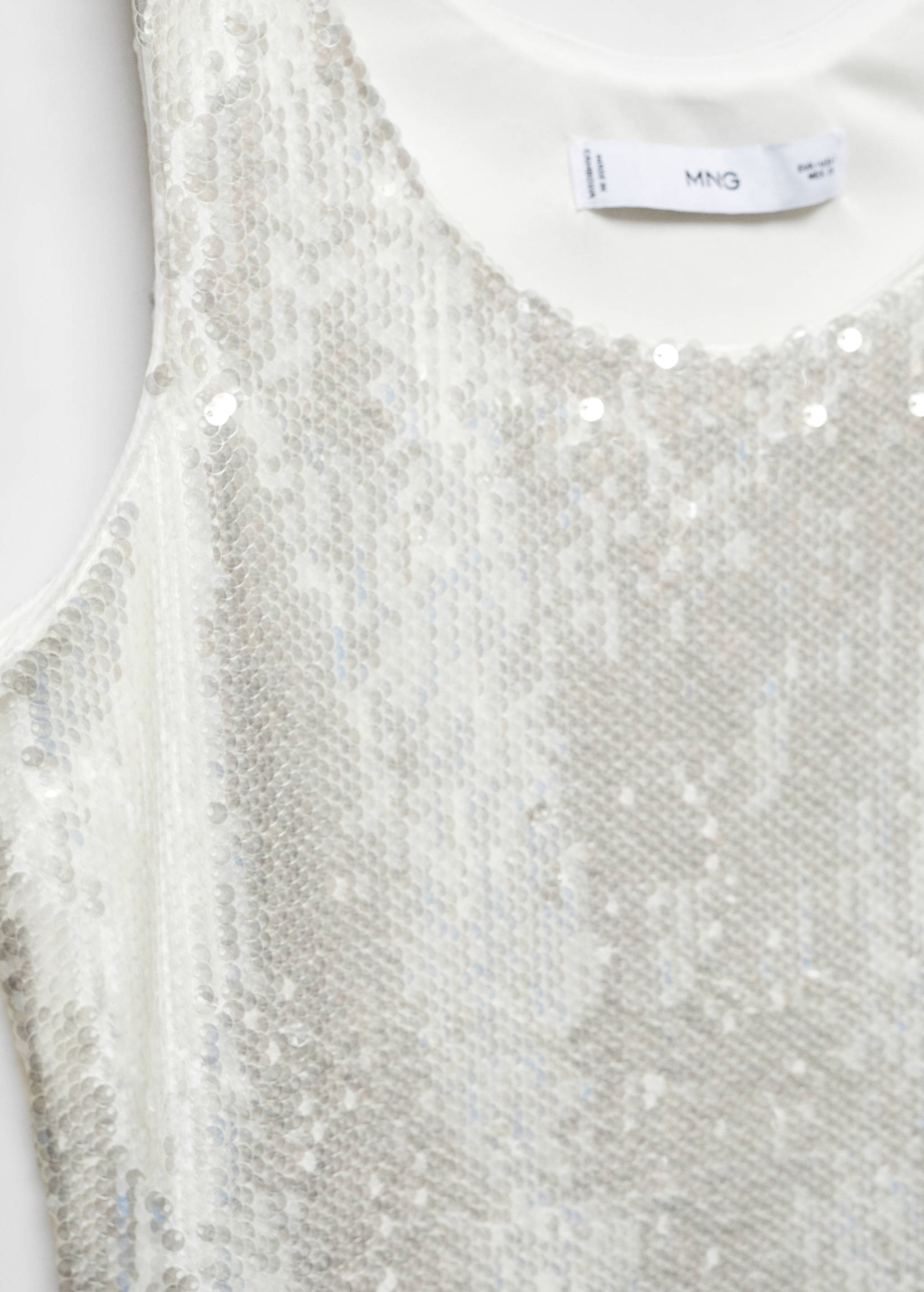 Sequined tank top - Details of the article 8