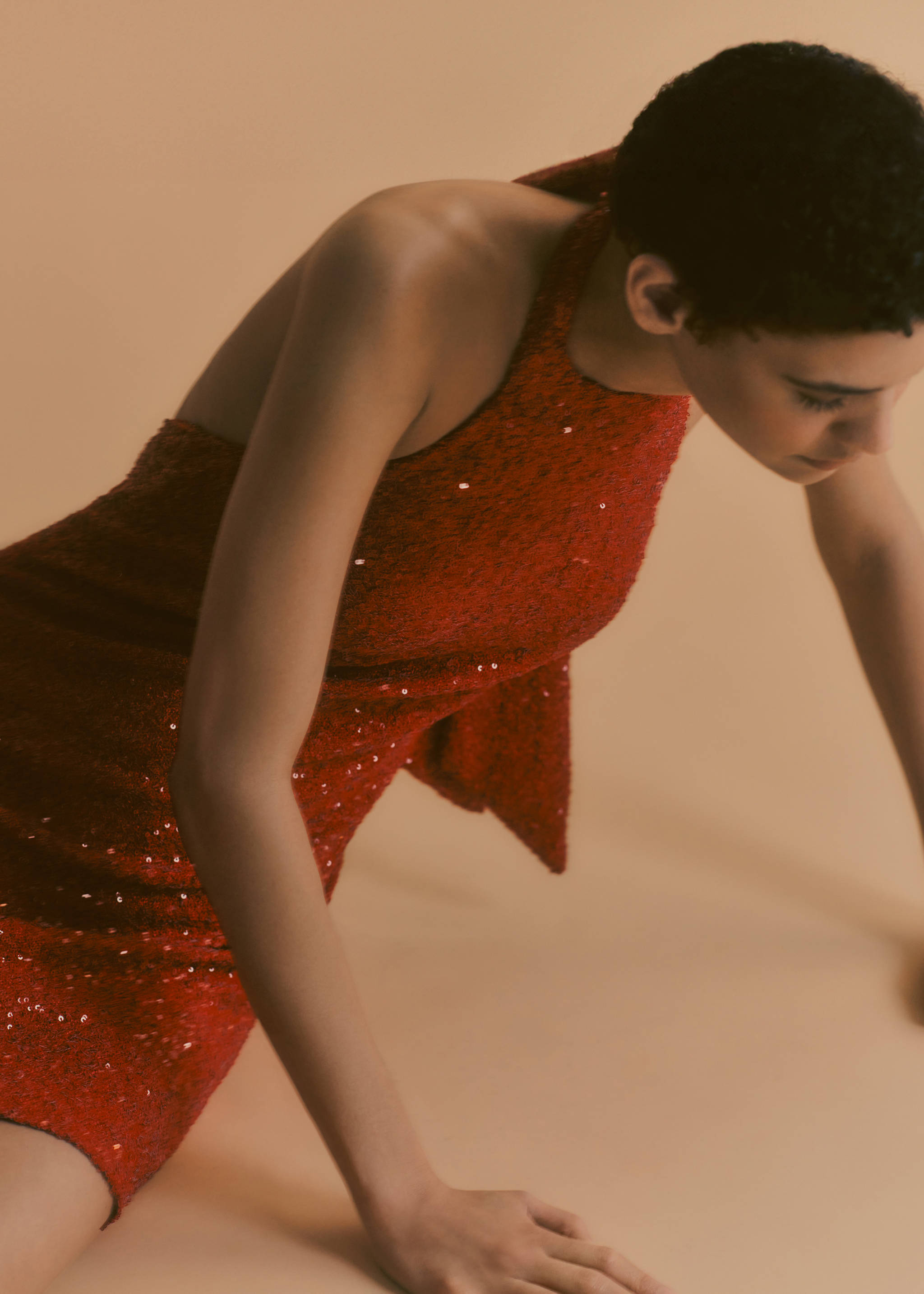 Sequined halter neck dress - Details of the article 7