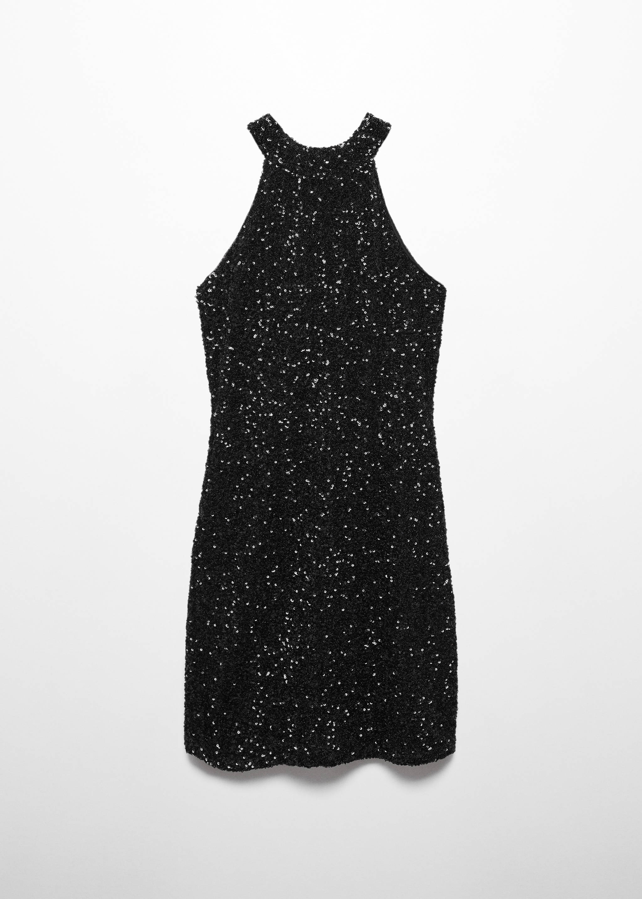 Sukienka z cekinami dekolt halter - Artykuł bez modela/modelki