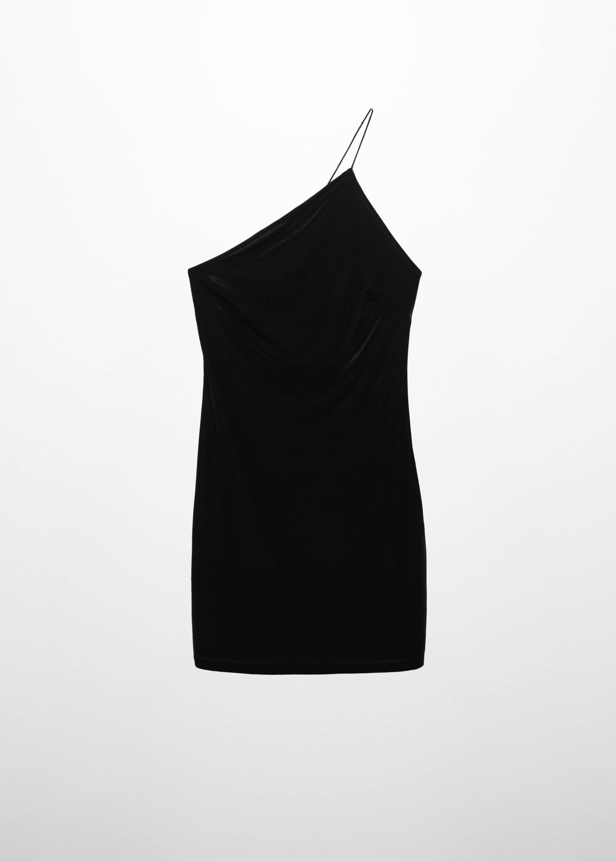 Robe asymétrique velours - Article sans modèle