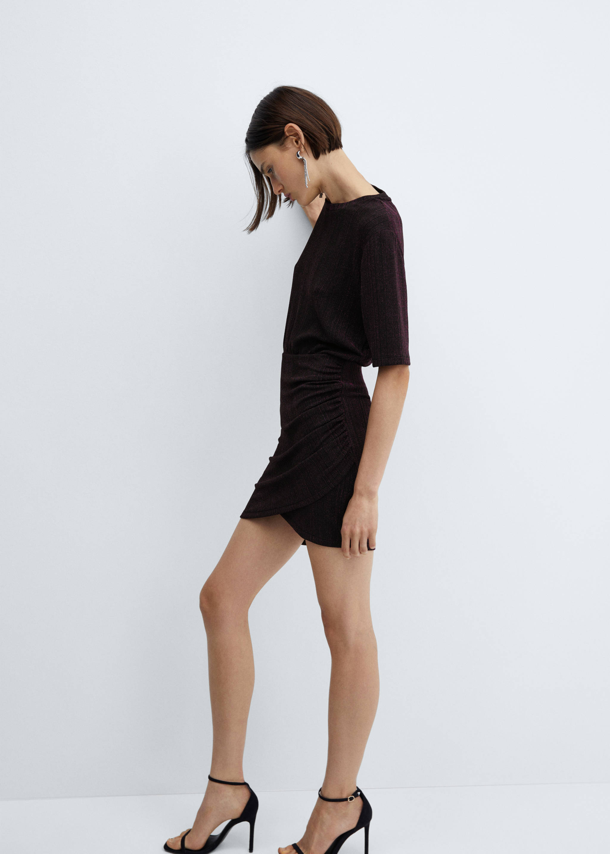 Lurex knitted dress - Details of the article 2